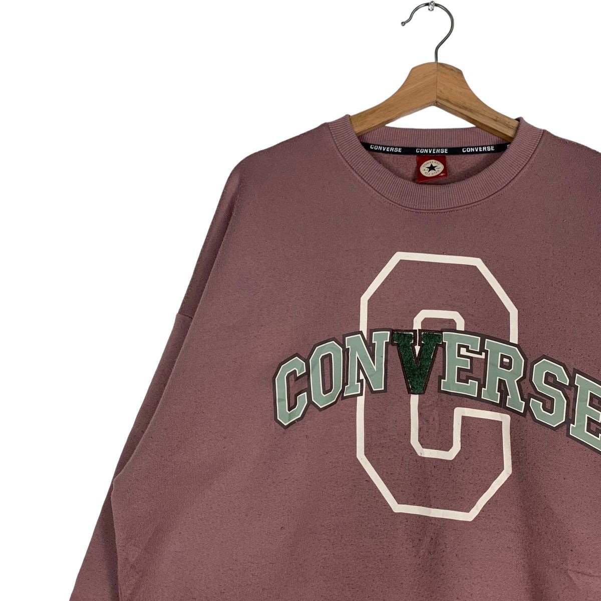 Converse CONVERSE Big Logo Crewneck Sweatshirts #0815-C37 Size US M / EU 48-50 / 2 - 6 Thumbnail