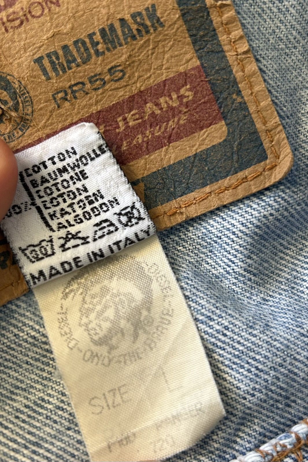 Diesel Vintage Diesel Denim Jacket – Star Series, Made in Italy Size US L / EU 52-54 / 3 - 3 Thumbnail