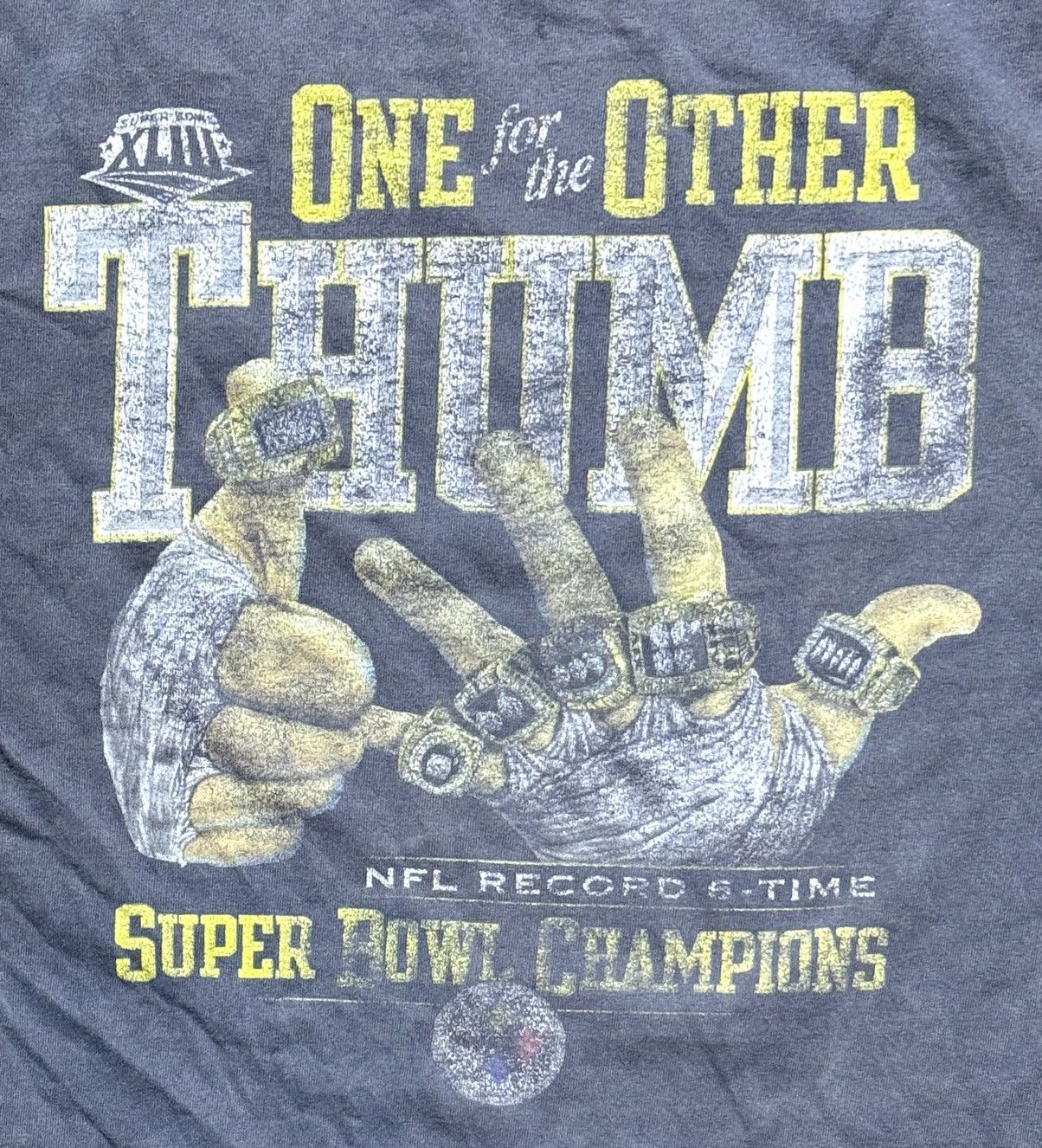 Logo 7 × NFL × Vintage 2008 Reebok Pittsburgh Steelers SuperBowl Shirt size L Size US L / EU 52-54 / 3 - 2 Thumbnail