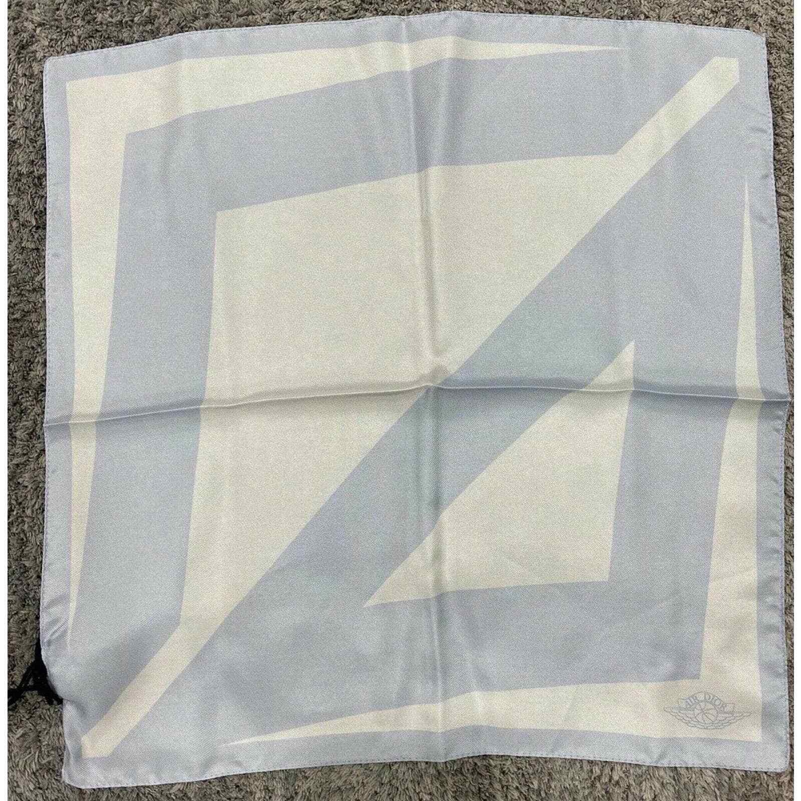 Dior Air Dior Jordaan Silk Bandana Pocket Square Handkerchief Size ONE SIZE - 2 Thumbnail