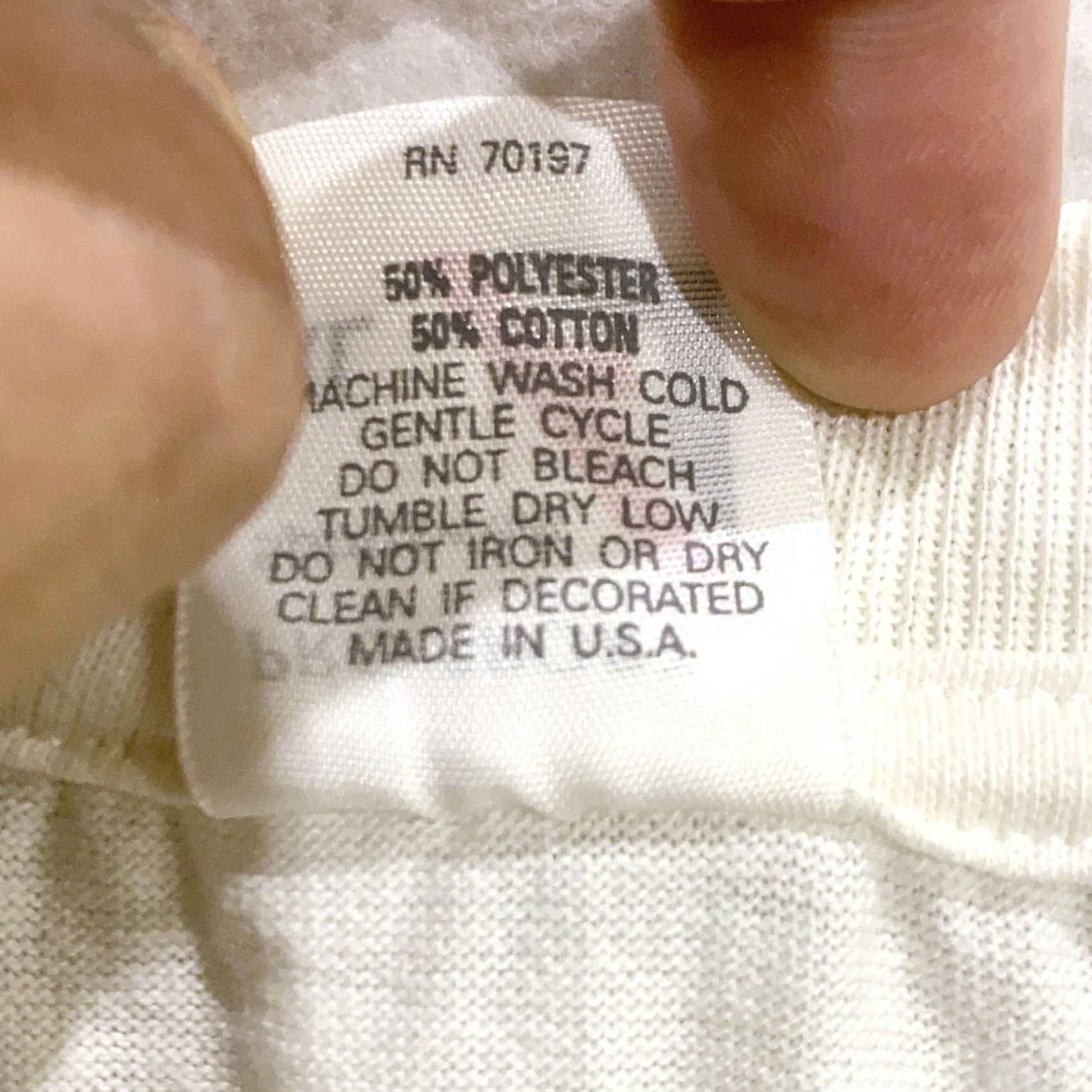 Vintage VINTAGE 90s ST. JUDE HOSPITAL MATH-A-THON MATH MASTERS T-Shirt XL White Mens Crew Neck Short Sleeve Cotton Polyester Vintage 90s theme 80s 90s Size US XL / EU 56 / 4 - 5 Thumbnail