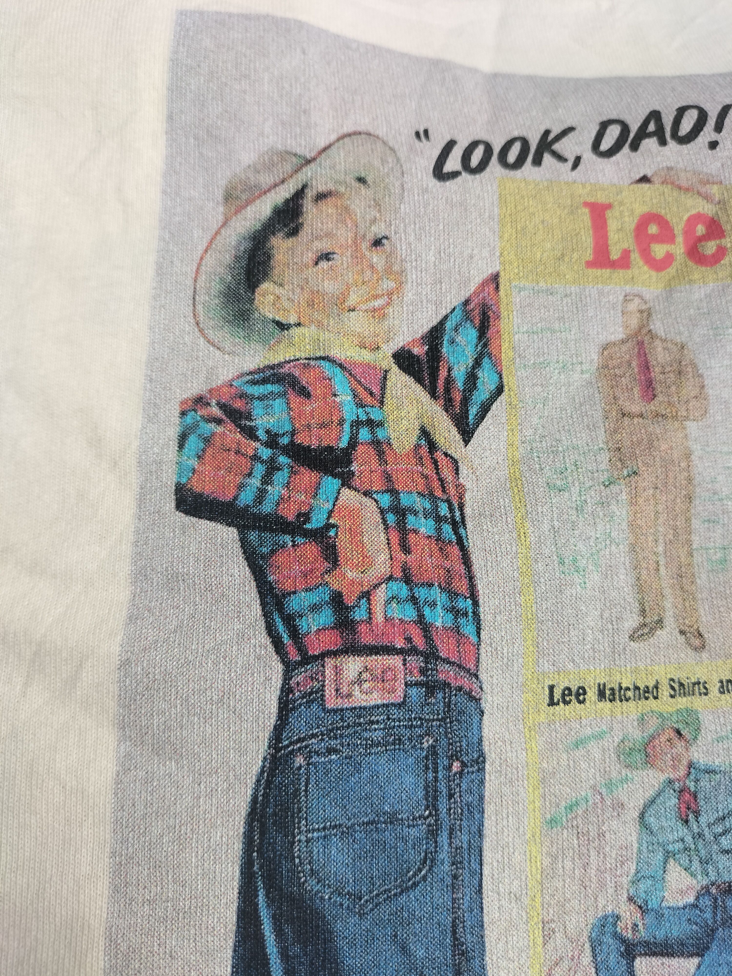 Lee × Vintage Vintage Lee Riders Workwear Anniversary Tshirts cowboy Size US L / EU 52-54 / 3 - 8 Thumbnail