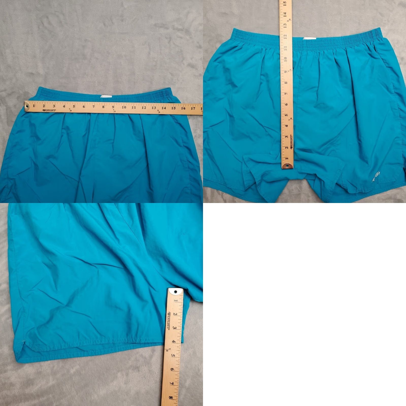 Vintage VINTAGE Dolfin Shorts Womens Large Blue Lined Swim Suit Trunks 70s Made in USA Size 36" / US 14 / IT 50 - 8 Thumbnail