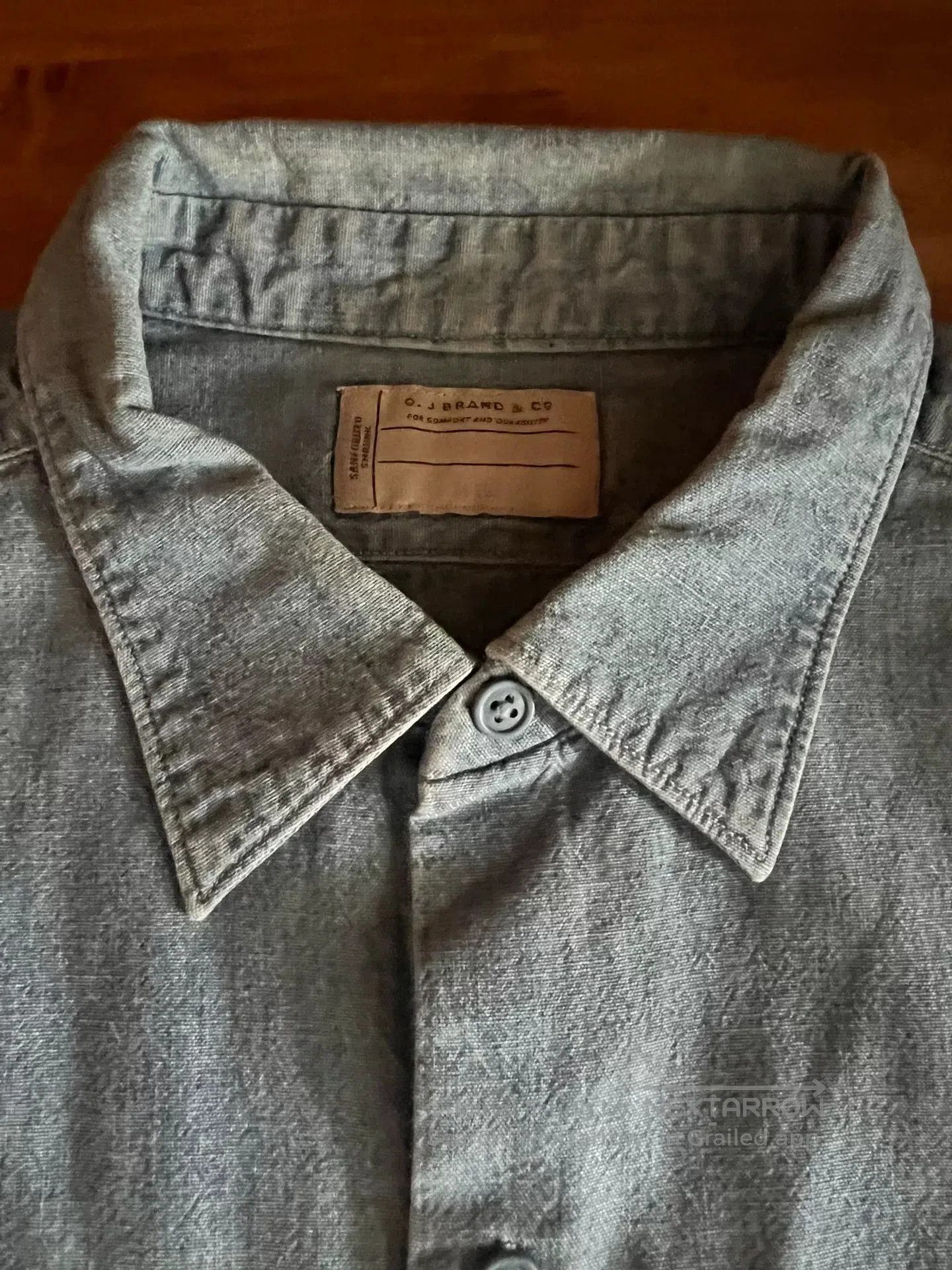 Oldblue Co. Old Joe Selvedge Denim Work Shirt. Size US M / EU 48-50 / 2 - 8 Thumbnail