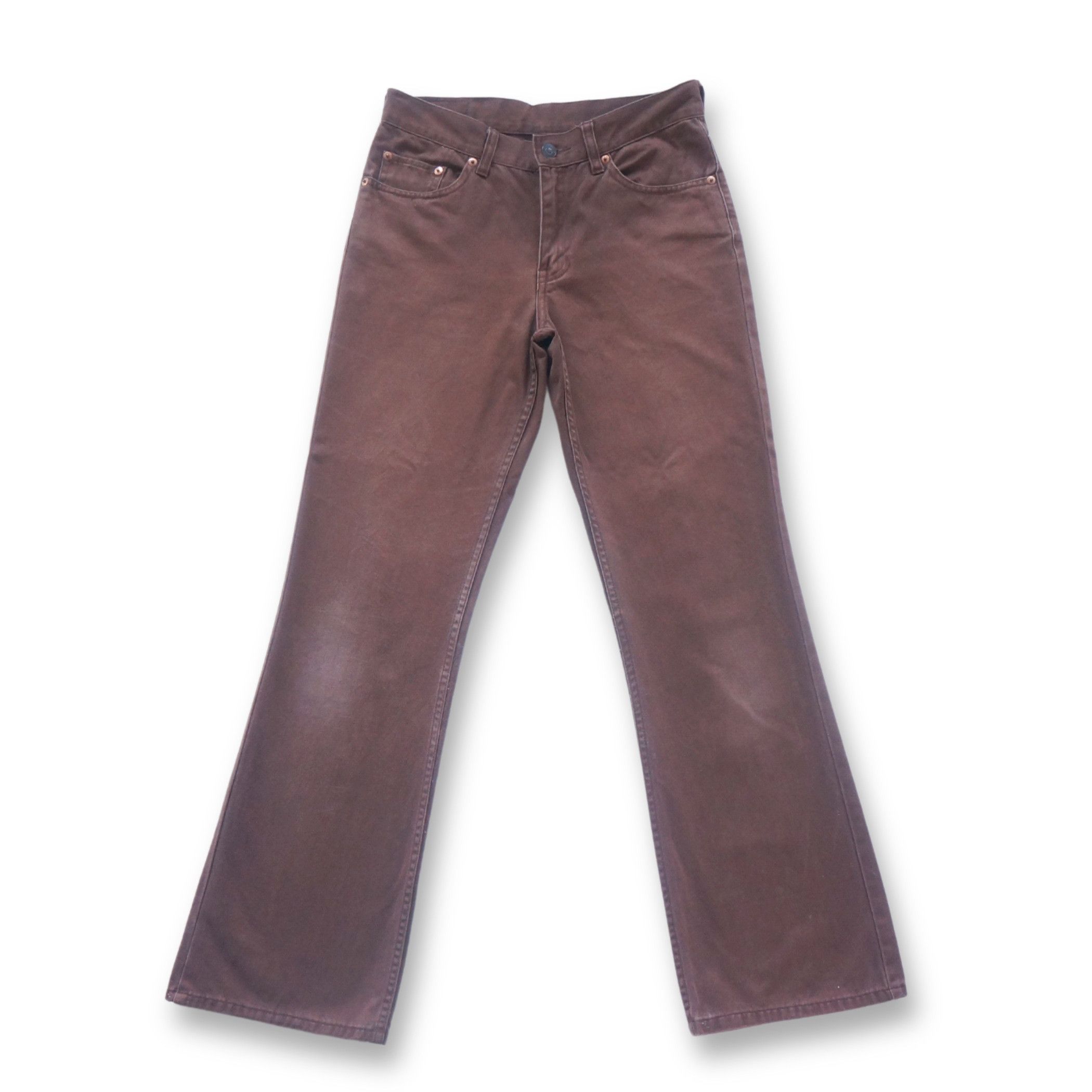 Levi's Levi's 553 Silver Tab Brown Flare Jeans Size 26" / US 2 / IT 38 - 1 Thumbnail