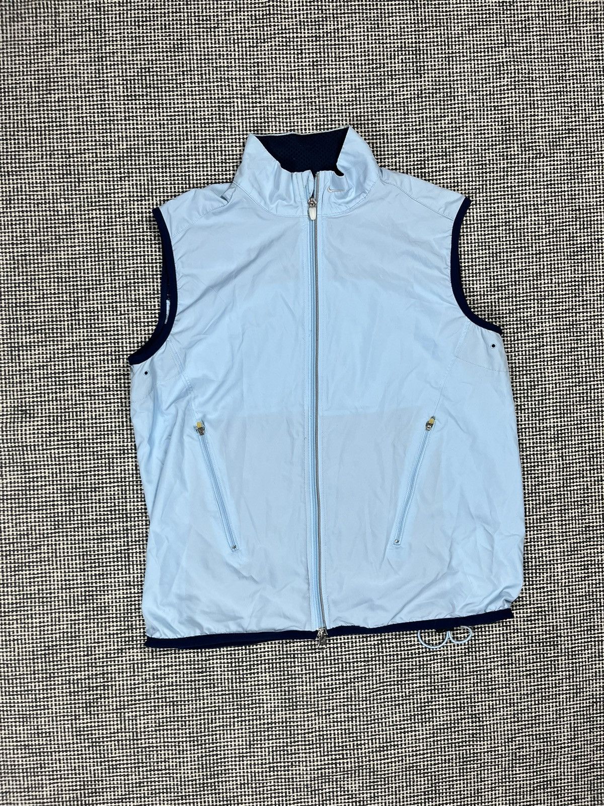 Nike y2k Nike baby blue vest jacket Size M / US 6-8 / IT 42-44 - 1 Thumbnail