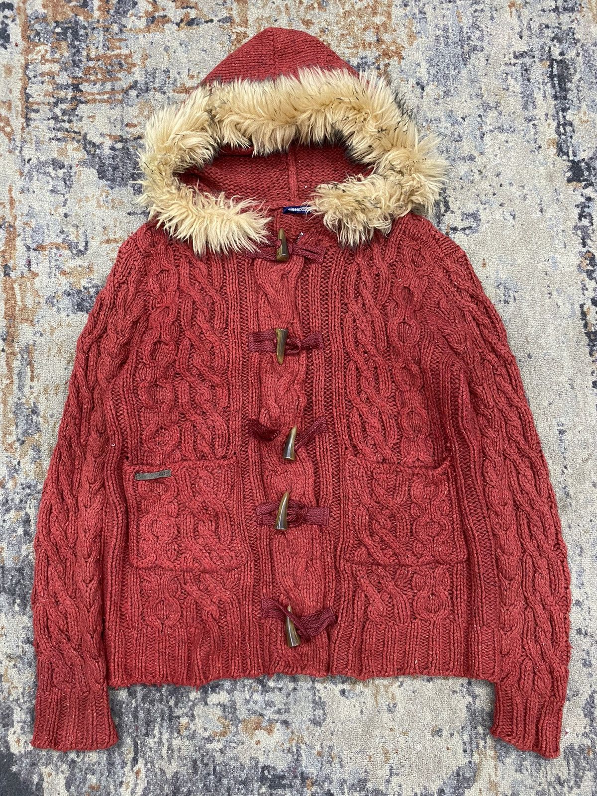Hysteric Glamour × If Six Was Nine × Japanese Brand faux fur knitted hoodie eigenpost japan ifsixwasnine style Size US L / EU 52-54 / 3 - 13 Thumbnail