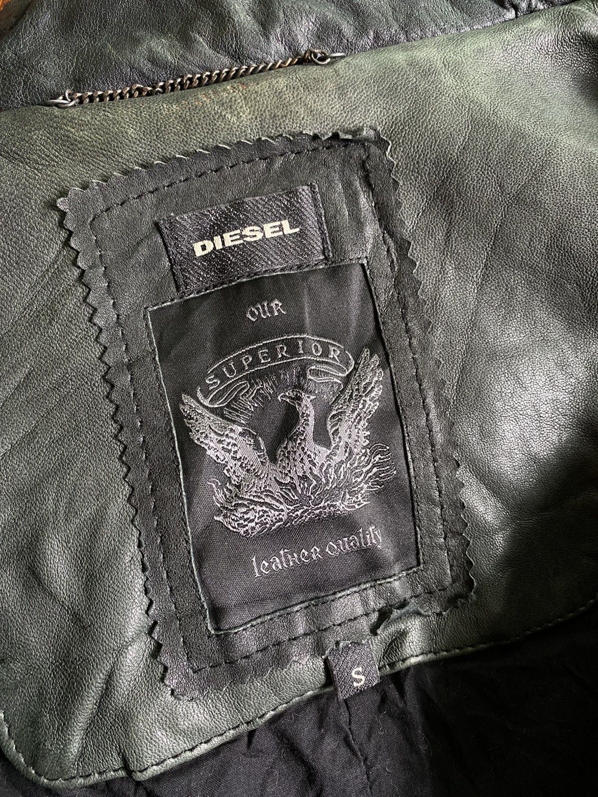 Diesel Archive Diesel Cargo Leather Jacket Size US S / EU 44-46 / 1 - 17 Thumbnail