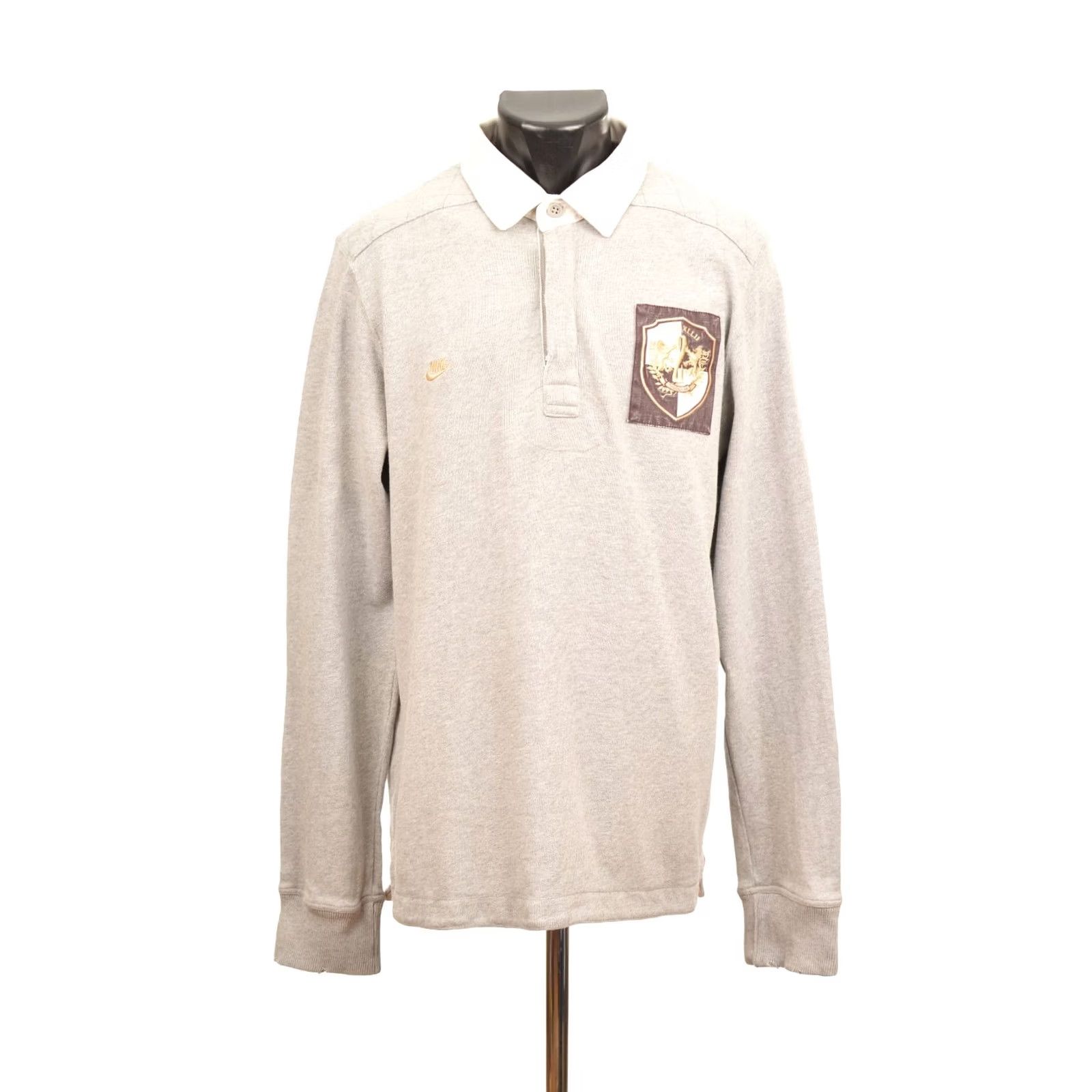 Nike Nike Hooker's Jersey Vintage Rugby Polo Shirt Men L Gray Size US L / EU 52-54 / 3 - 2 Thumbnail