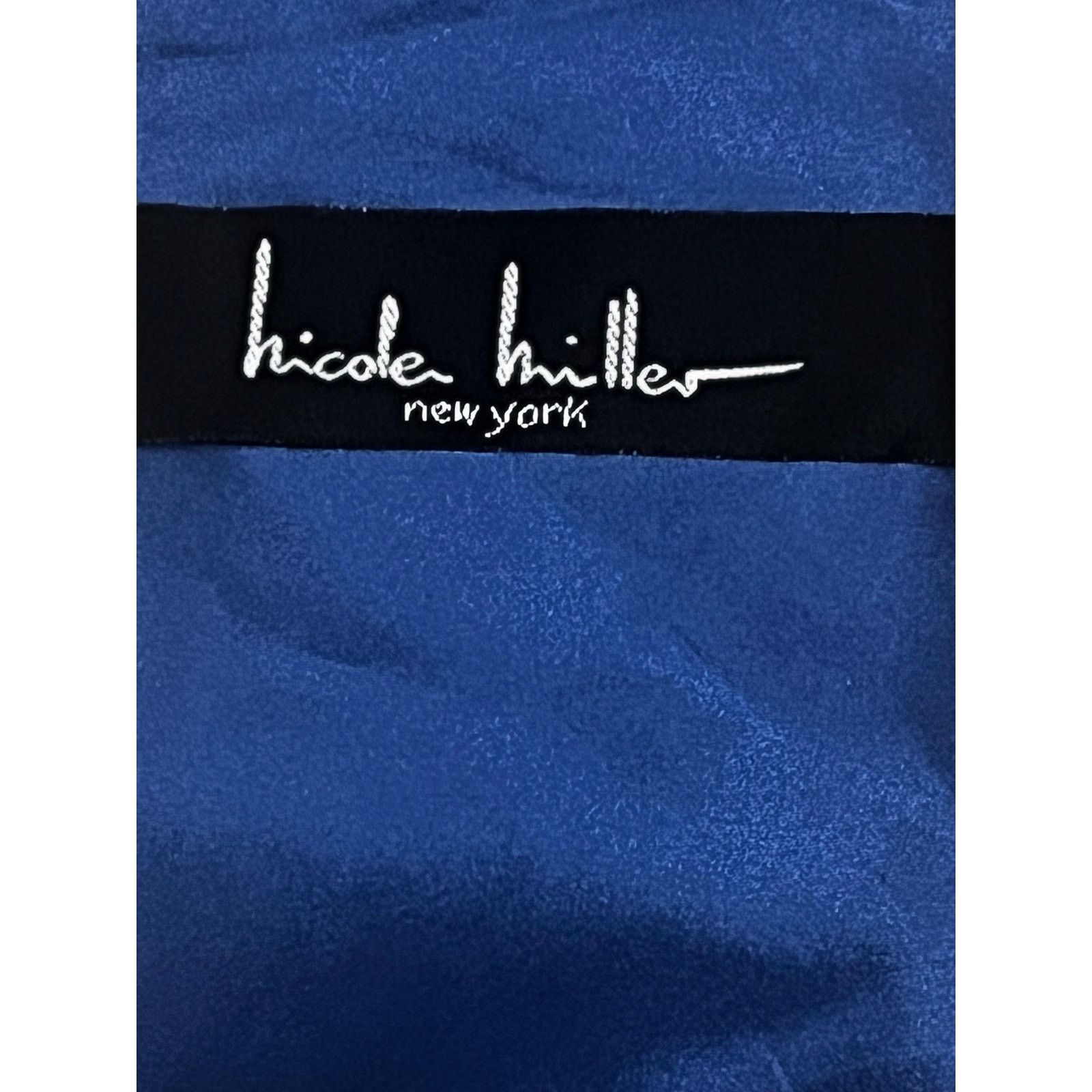 Nicole Miller Nicole Miller Blue 100% Silk Tie - New Size ONE SIZE - 3 Thumbnail