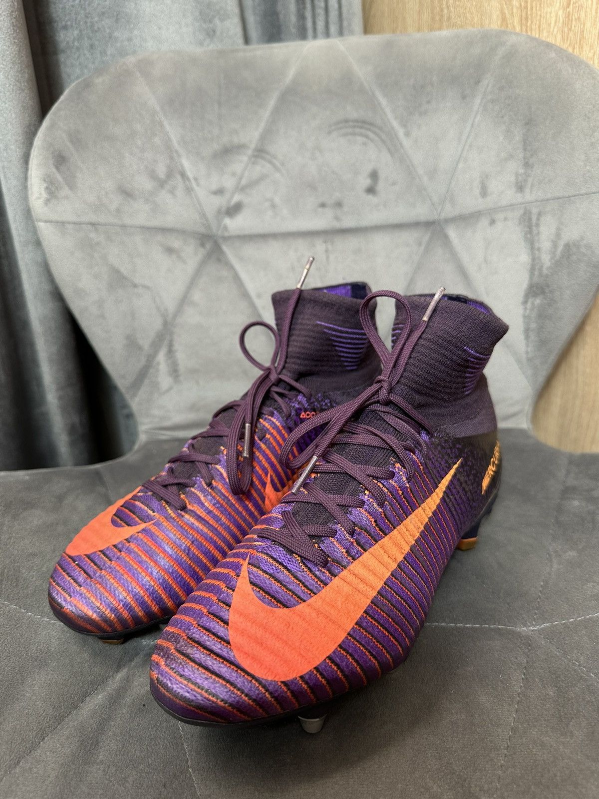 Nike Mens Boots Nike Mercurial Superfly V Sg-Pro MadeinItaly 2016 Size US 6.5 / EU 39-40 - 3 Thumbnail