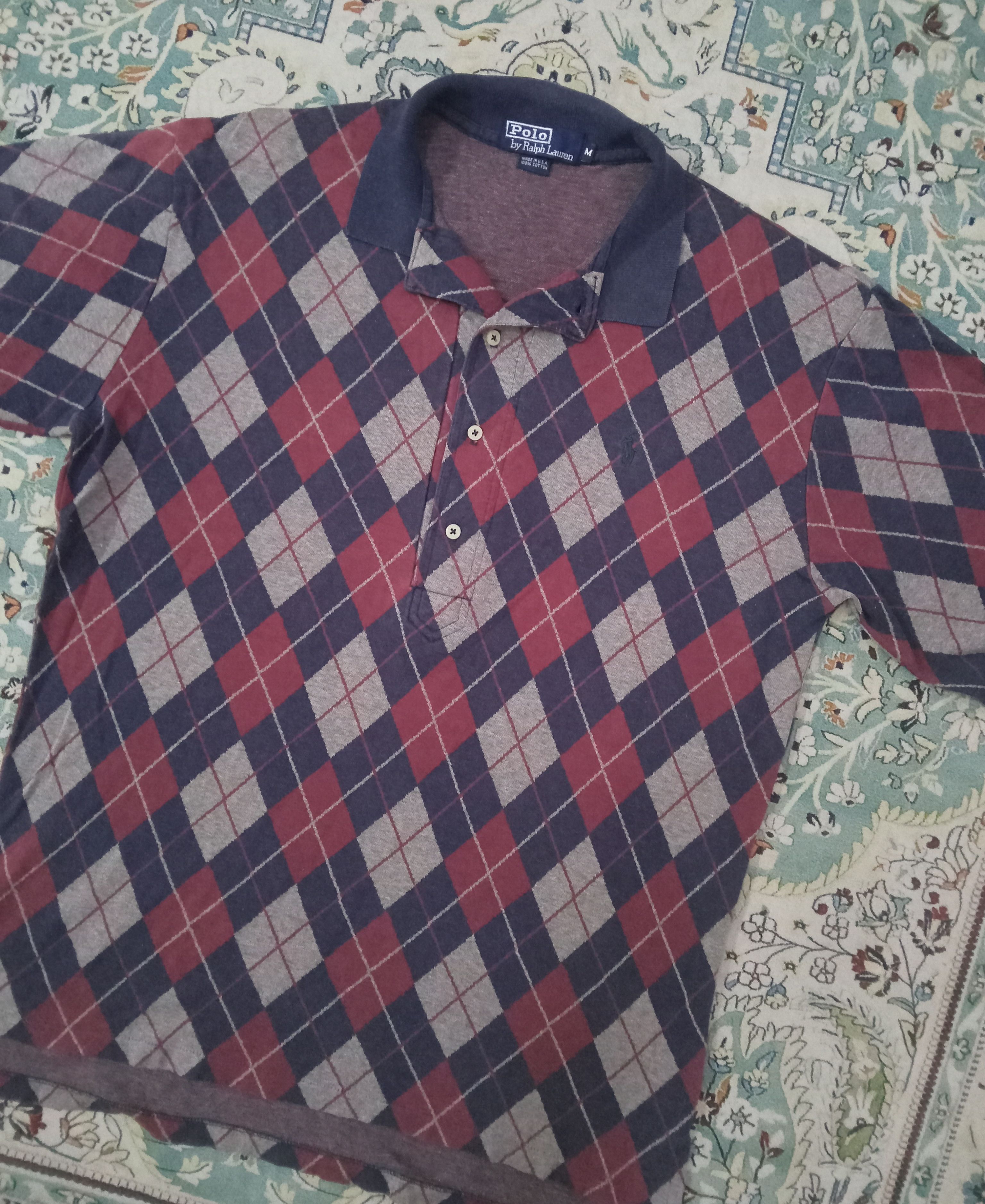 Polo Ralph Lauren Polo Ralph Lauren Vintage Long Sleeves Polo Shirt Size US M / EU 48-50 / 2 - 11 Thumbnail