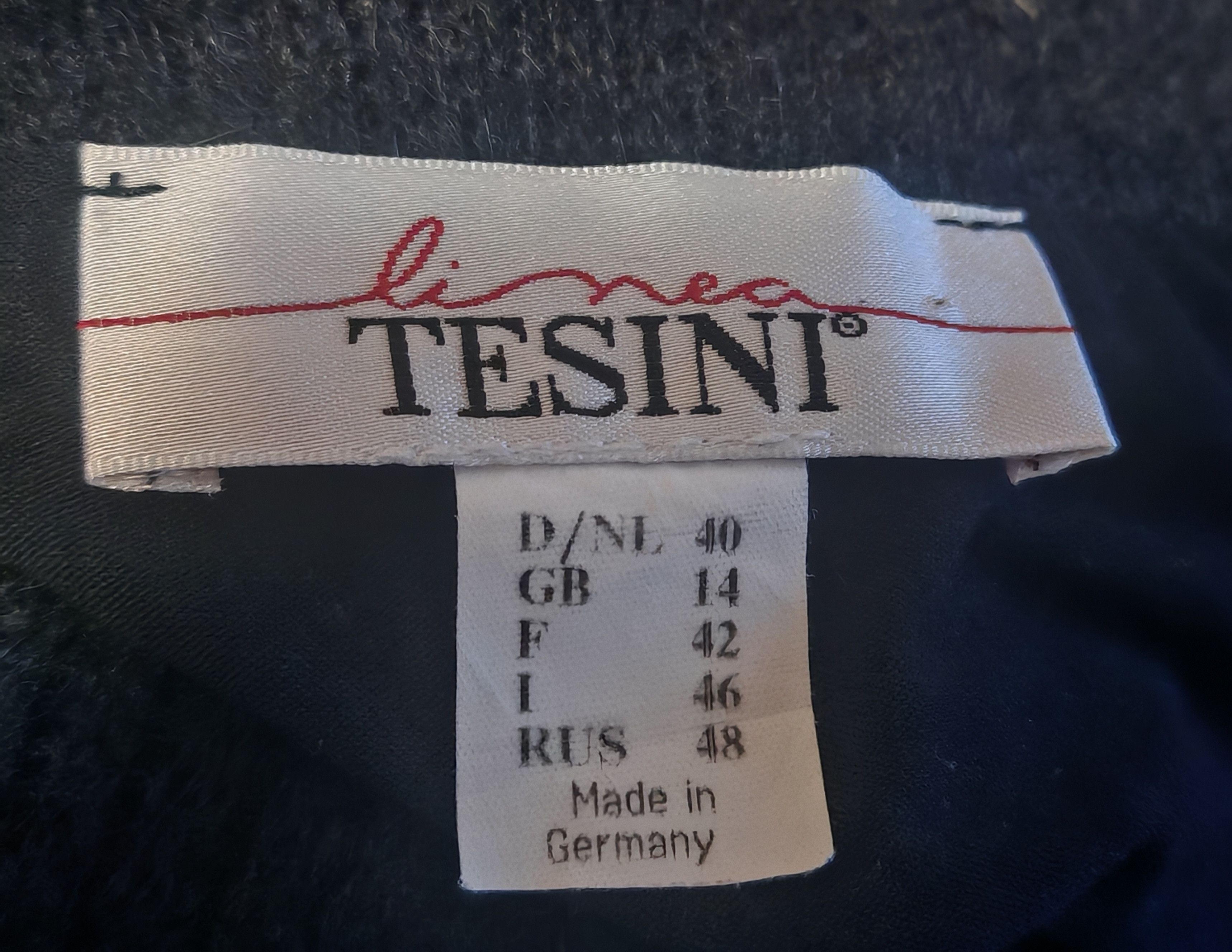 Linea Rare Vintage Linea Tesini Navy Blue Off Shoulder Tunic Size L / US 10 / IT 46 - 4 Thumbnail