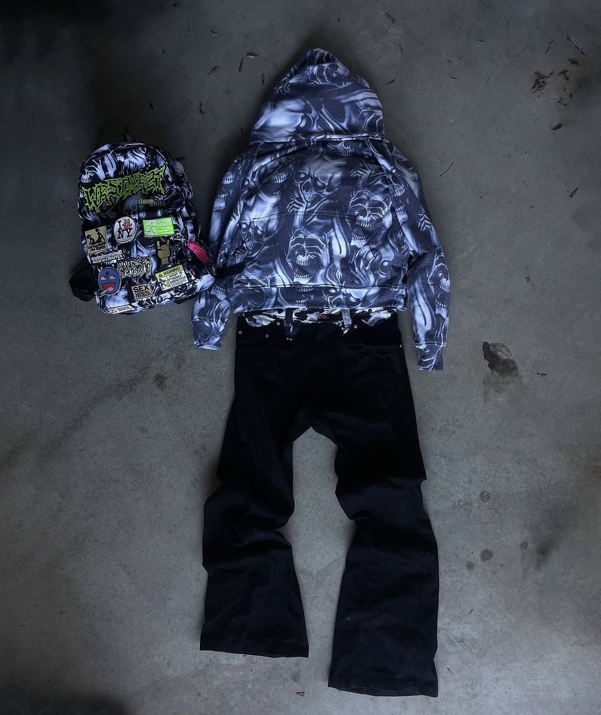 Other wrstwrstwrst skullpile Patchpack Size ONE SIZE - 10 Thumbnail