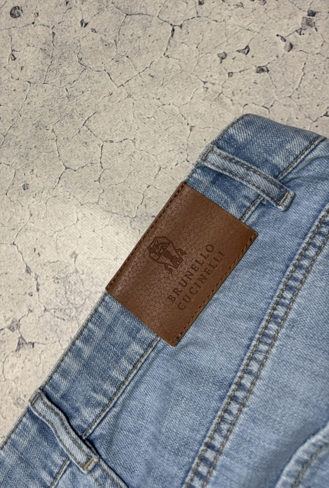 Brunello Cucinelli Brunello Cucinelli Luxury Denim Jeans Light Blue Size 48 Size US 32 / EU 48 - 15 Thumbnail
