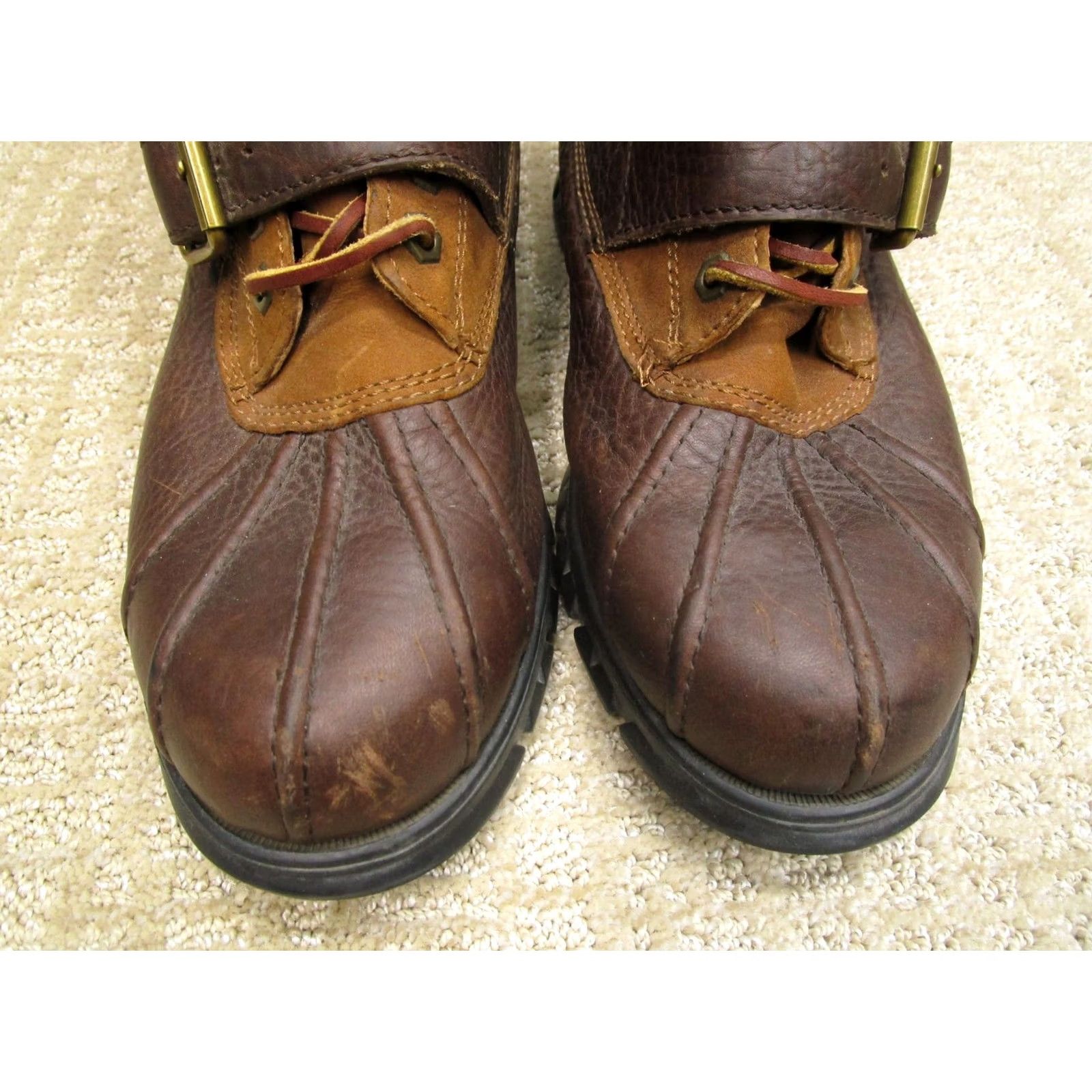 Polo Ralph Lauren Polo Ralph Lauren Boots Mens Size 8D Brown Leather Buckle DRAX-BO-WBT Outdoor Boots Mens 8D Brown Leather Buckle DRAX-BO-WBT Outdoor Size US M / EU 48-50 / 2 - 5 Thumbnail