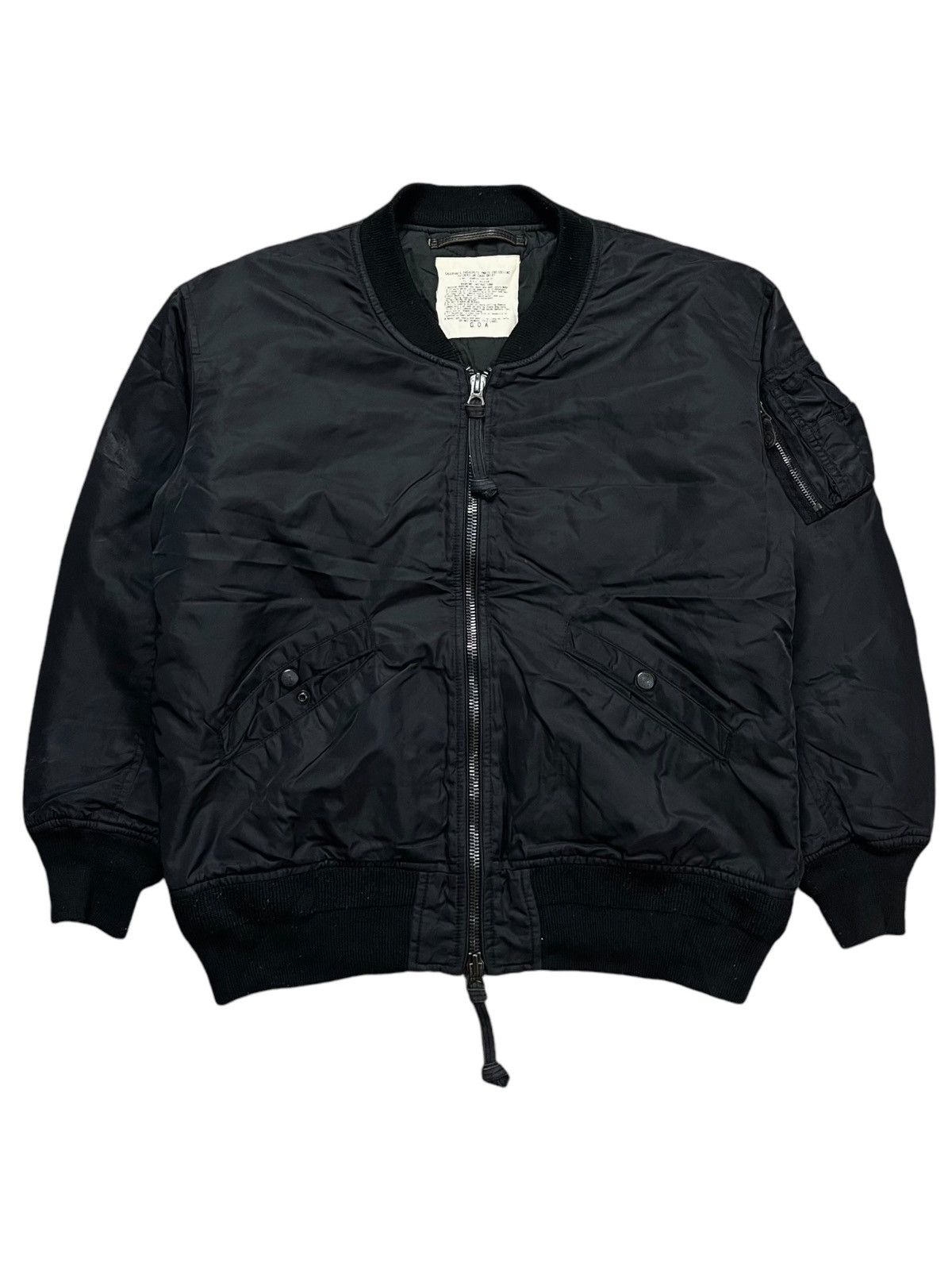 14th Addiction 2000s GOA - Black Bomber Jacket Size US M / EU 48-50 / 2 - 3 Thumbnail