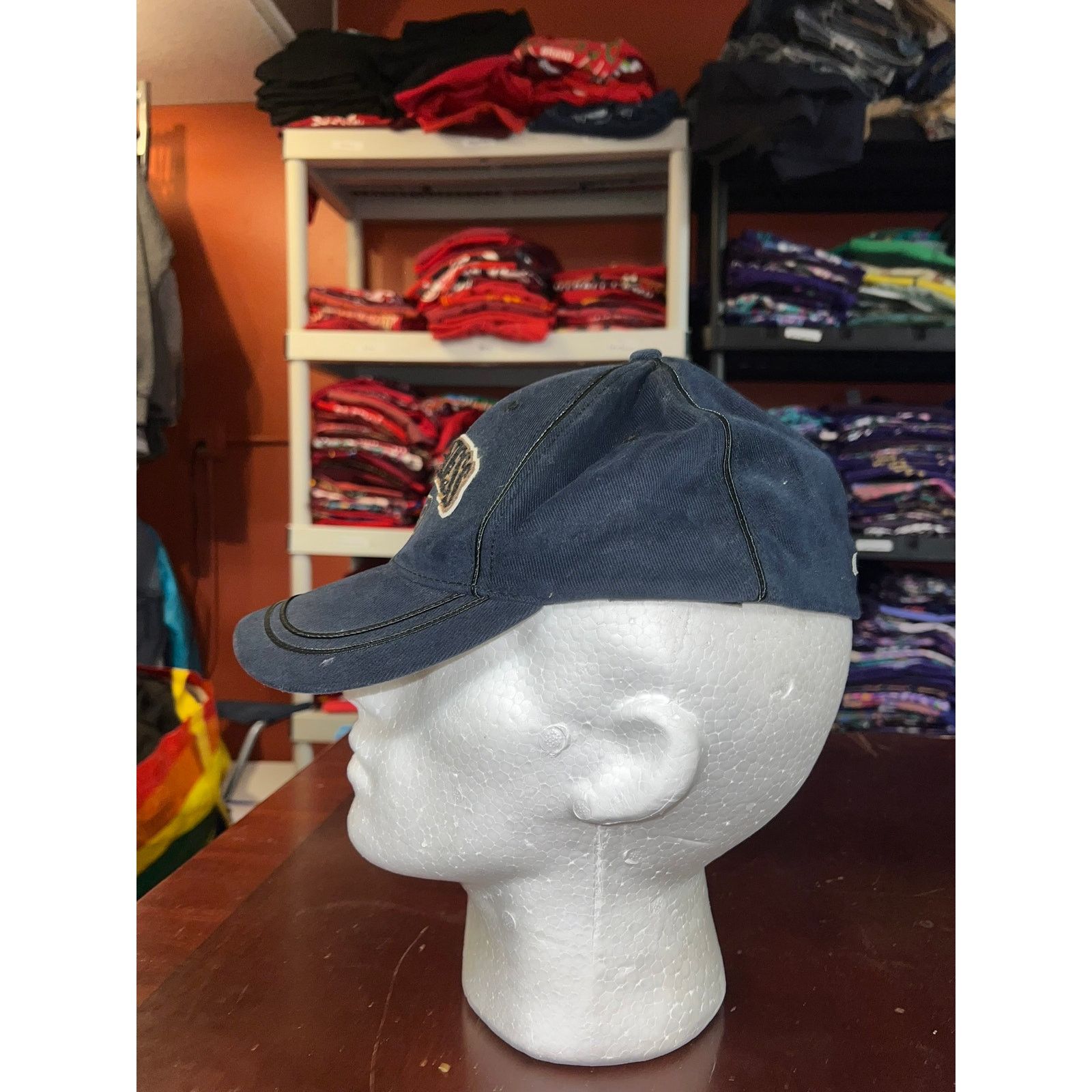 Vintage Guinness Hat Blue Alcohol Graphic Blue Baseball Style Cap Size ONE SIZE - 4 Thumbnail
