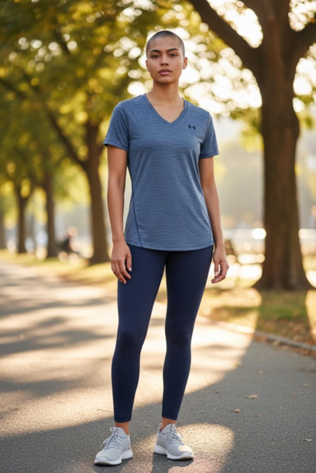 Under Armour UNDER ARMOUR Womans Heat Gear Tech V-Neck Size M / US 6-8 / IT 42-44 - 1 Thumbnail