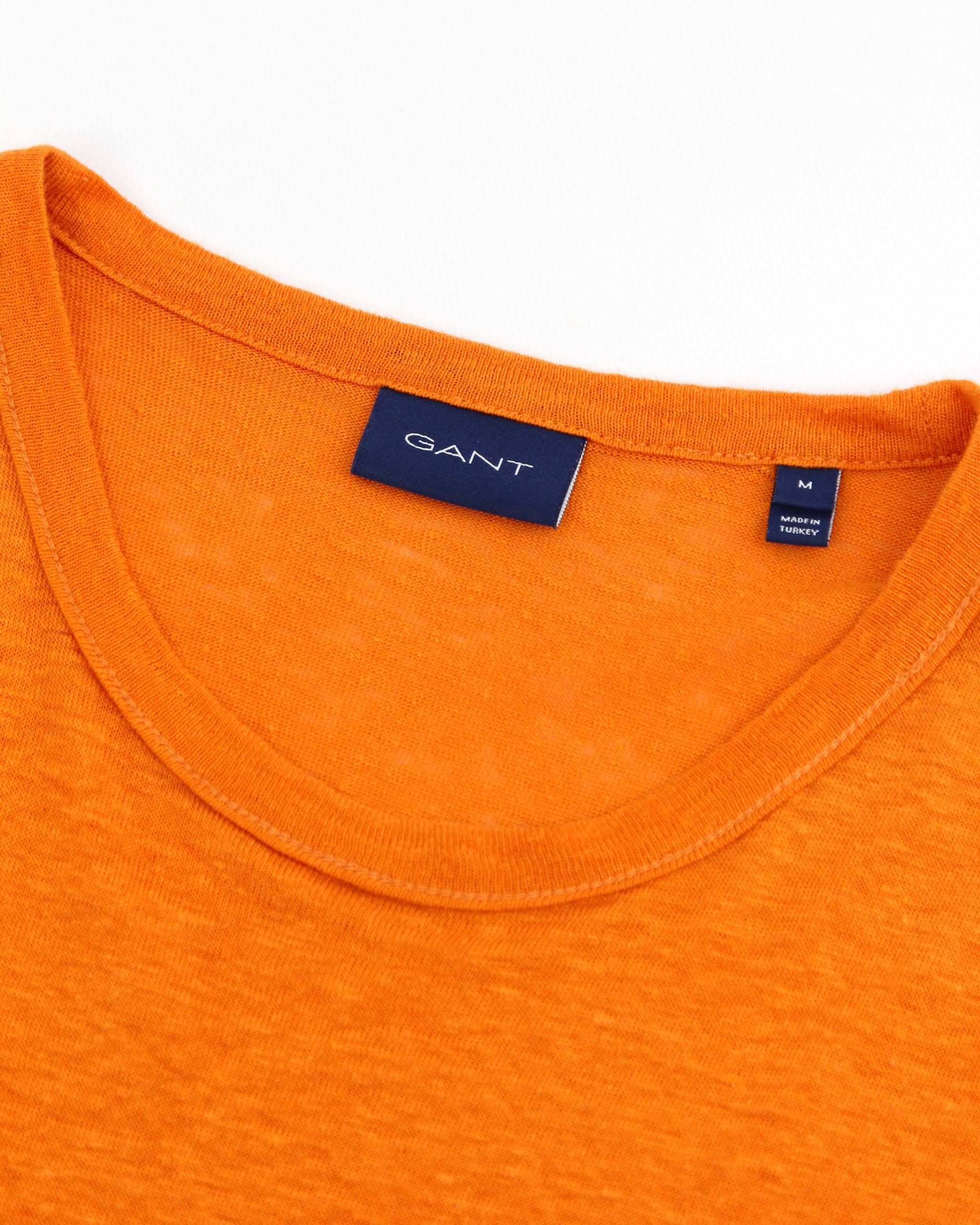 Gant GANT Linen orange T-shirt Size US M / EU 48-50 / 2 - 7 Thumbnail