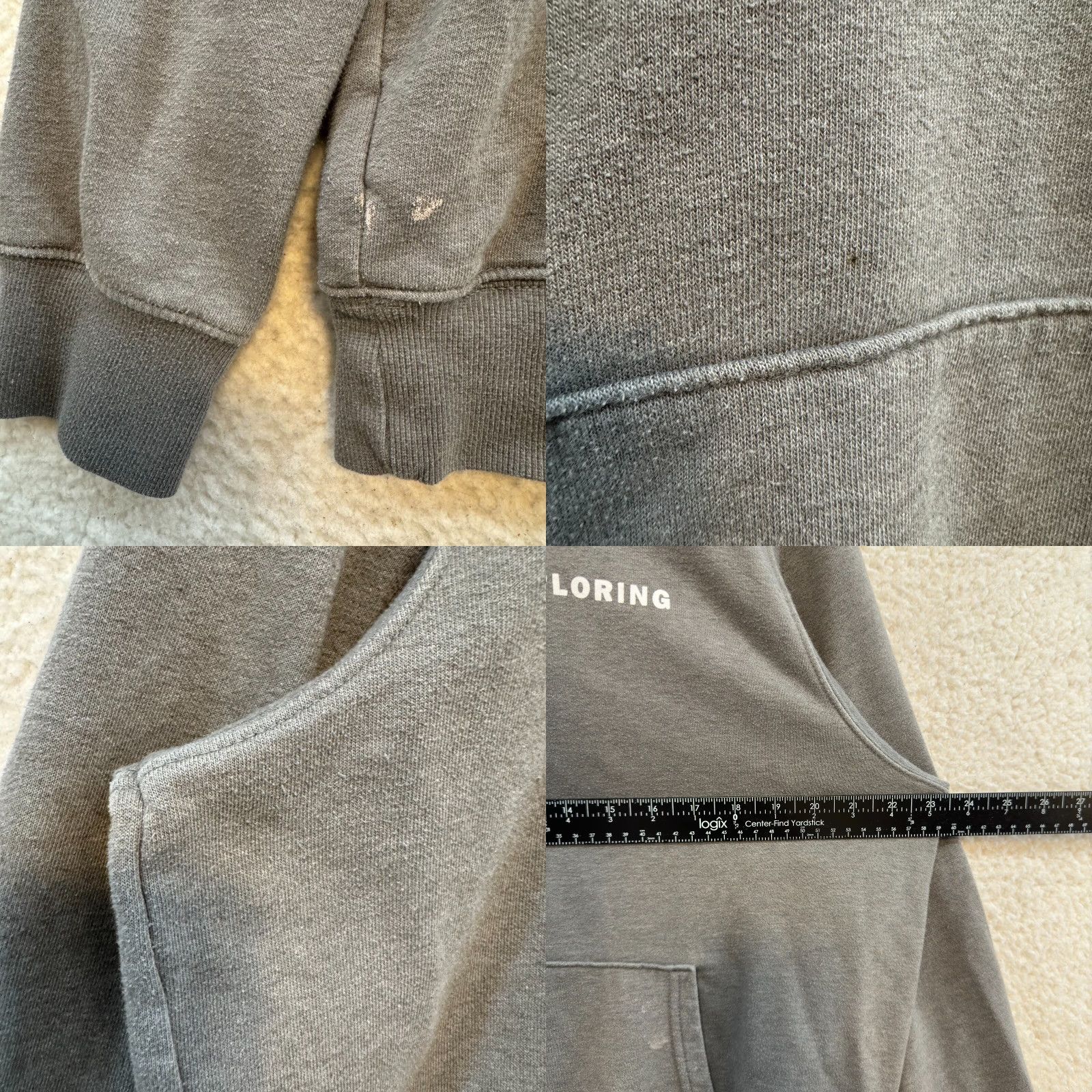 The North Face The North Face Hoodie Mens Large Grey Logo Pullover Sweatshirt Never Stop Exploring Size US L / EU 52-54 / 3 - 8 Thumbnail