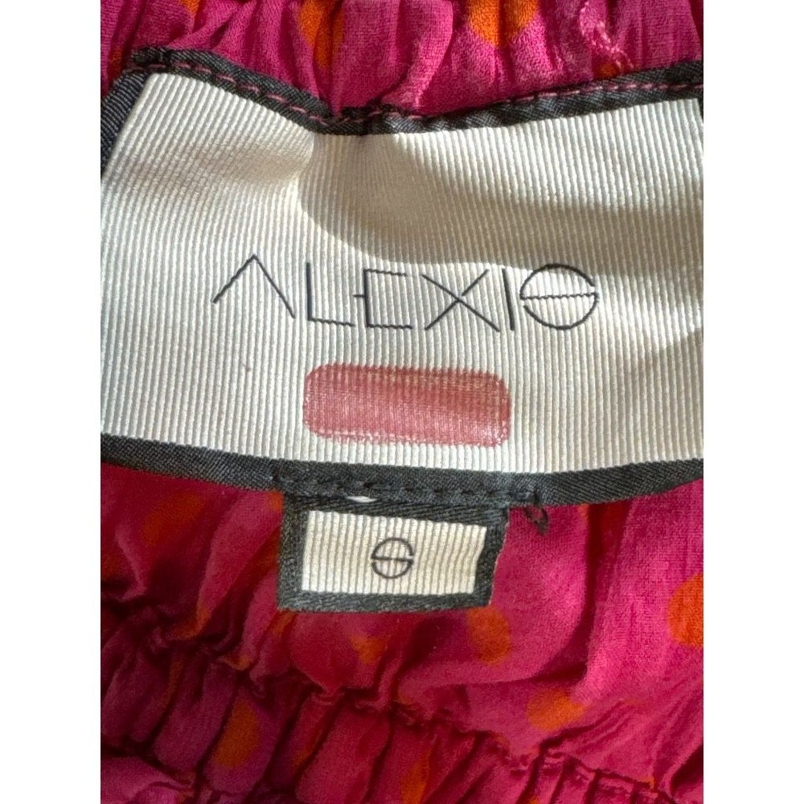 ALEXIS Alexis Marilena Dress Small Smocked Off-shoulder Fuchsia Dot Size S / US 4 / IT 40 - 6 Thumbnail