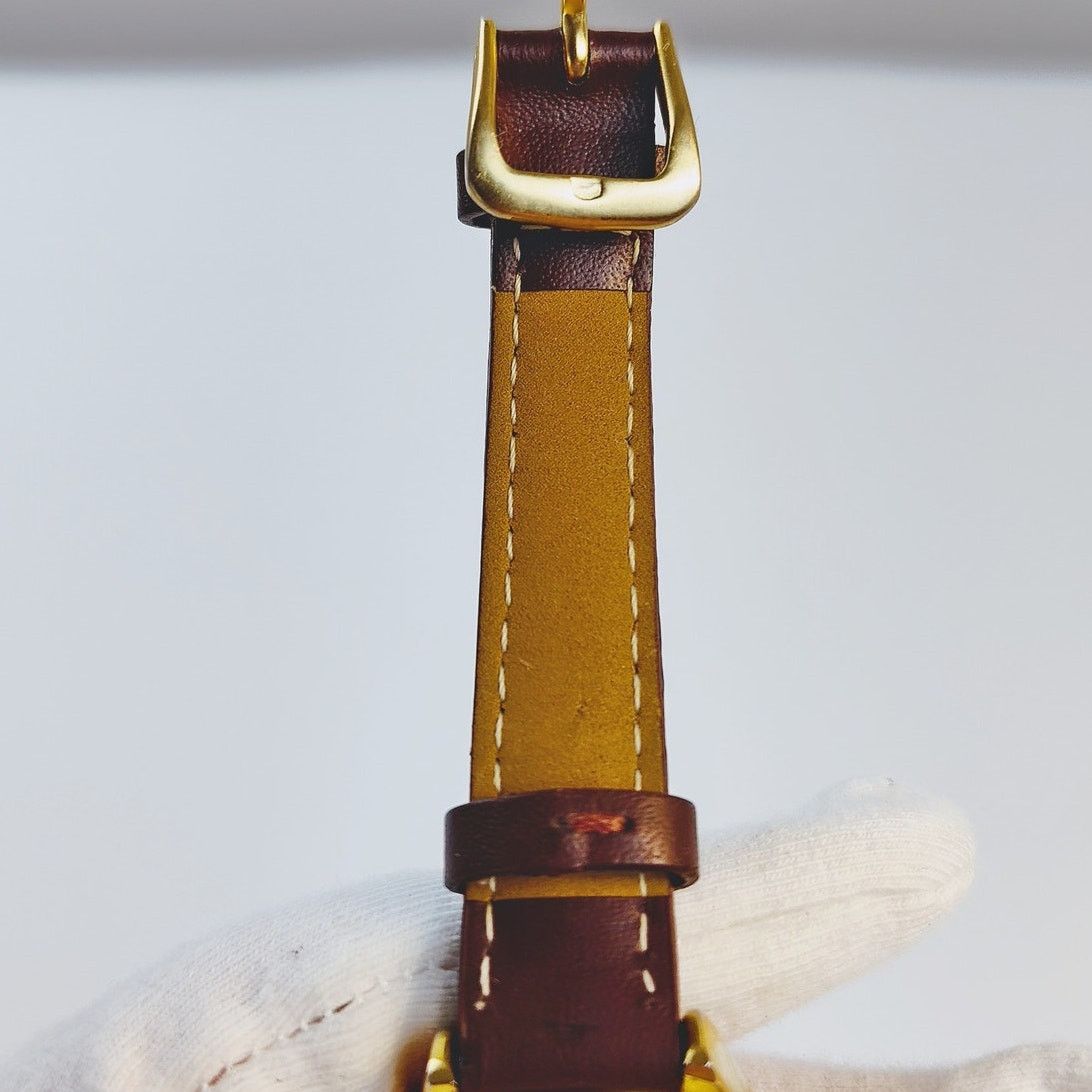 Disney Disney Mickey Mouse Gold Toned Watch Ladies Brown Leather Size ONE SIZE - 7 Thumbnail