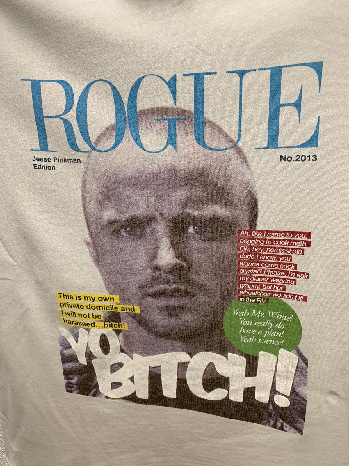 Weekend Offender Jesse Pinkman Yo Bitch white casual t-shirt rogue Weekend S Size US S / EU 44-46 / 1 - 5 Thumbnail