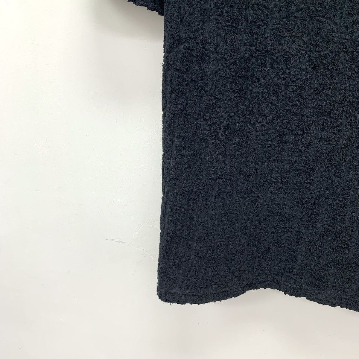 Dior Black Textured Short-Sleeve Shirt Size US S / EU 44-46 / 1 - 4 Thumbnail