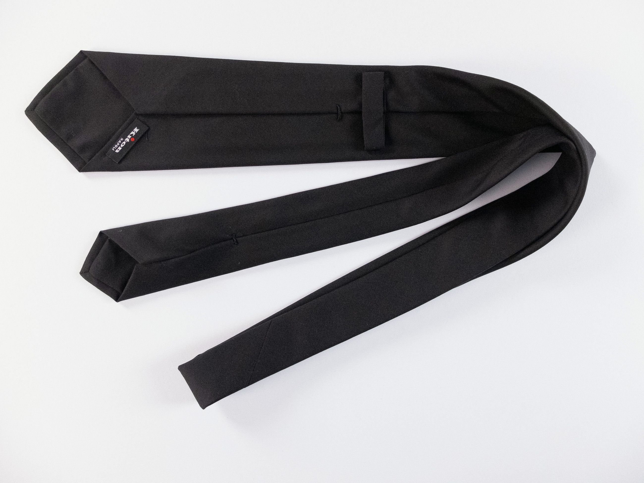 Kiton KITON Napoli hand made 7 fold solid brown wool tie authentic Size ONE SIZE - 3 Thumbnail