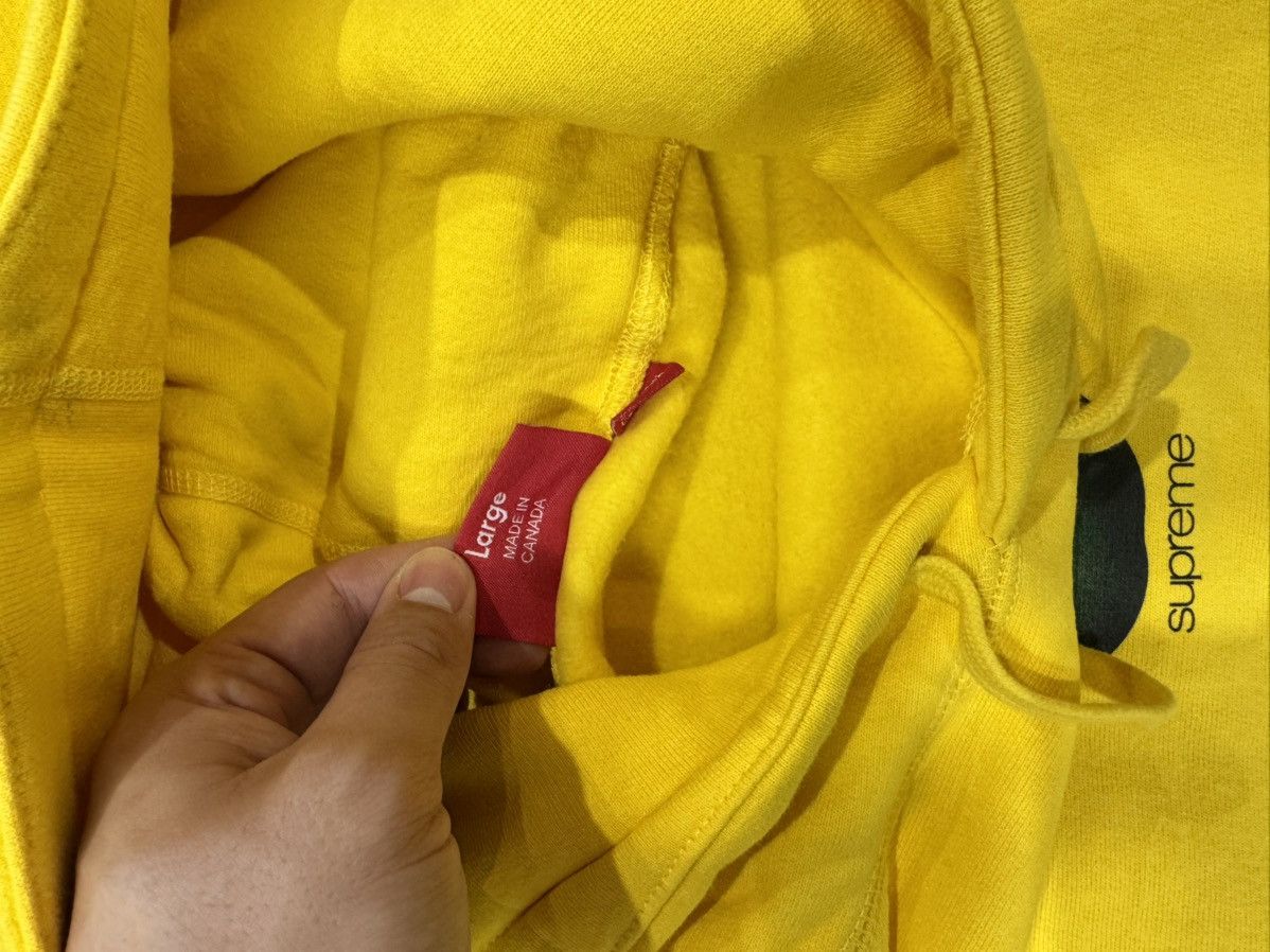 Supreme Supreme Apple Sweatshirt Jacket Hoodie Yellow Size US L / EU 52-54 / 3 - 3 Thumbnail
