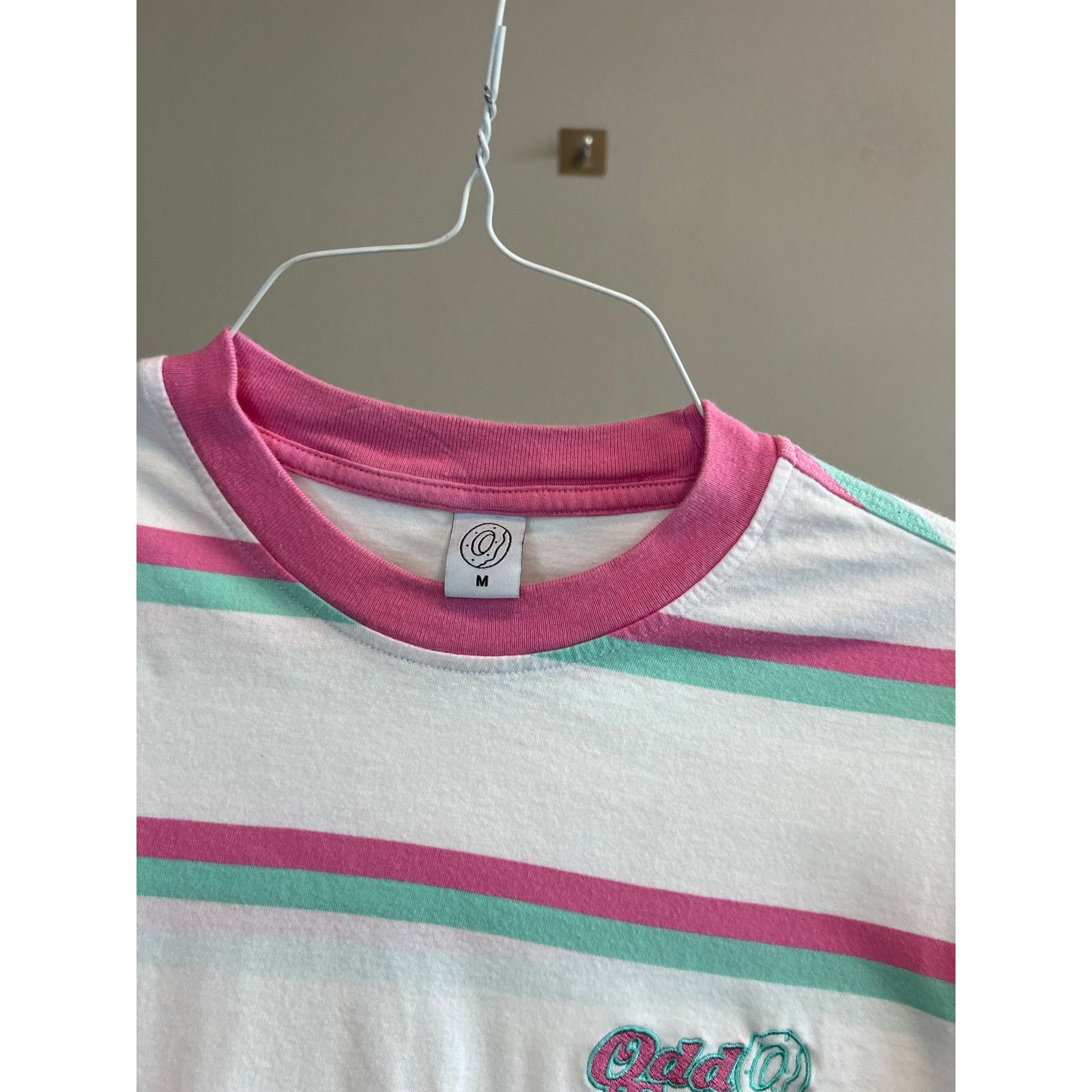 Odd Future Pink and White Retro Ringer Collar Odd Future T-Shirt Size US M / EU 48-50 / 2 - 3 Thumbnail