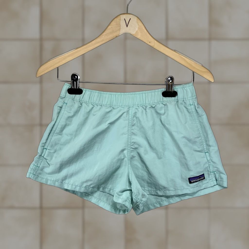 Patagonia Patagonia Women's Baggies Shorts 27x1.5 XS Light Icy Blue 438696 Recycled Nylon Size 26" / US 2 / IT 38 - 1 Thumbnail