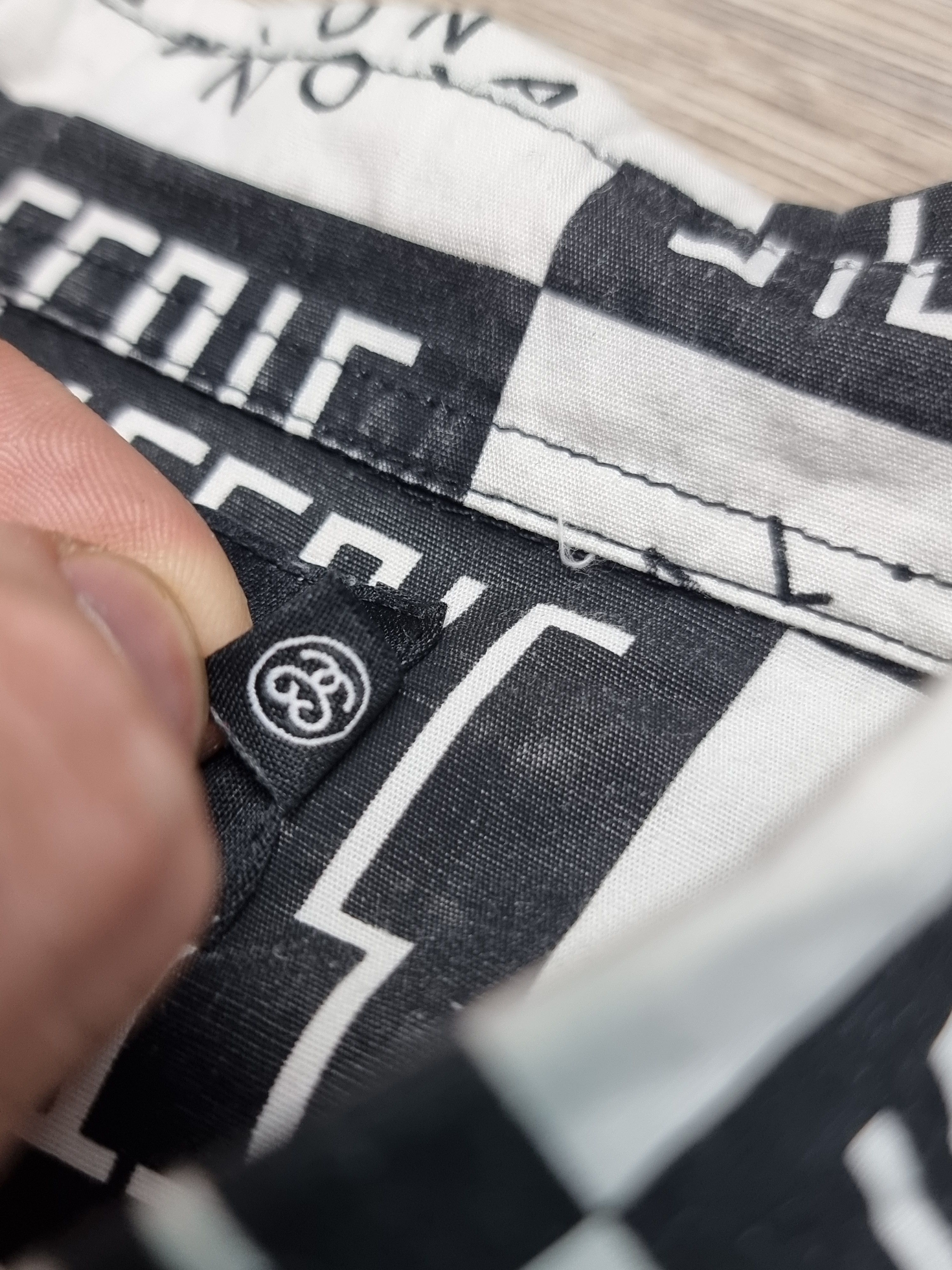Stussy Stussy monogram logo shirt y2k skateboard Size US L / EU 52-54 / 3 - 4 Thumbnail