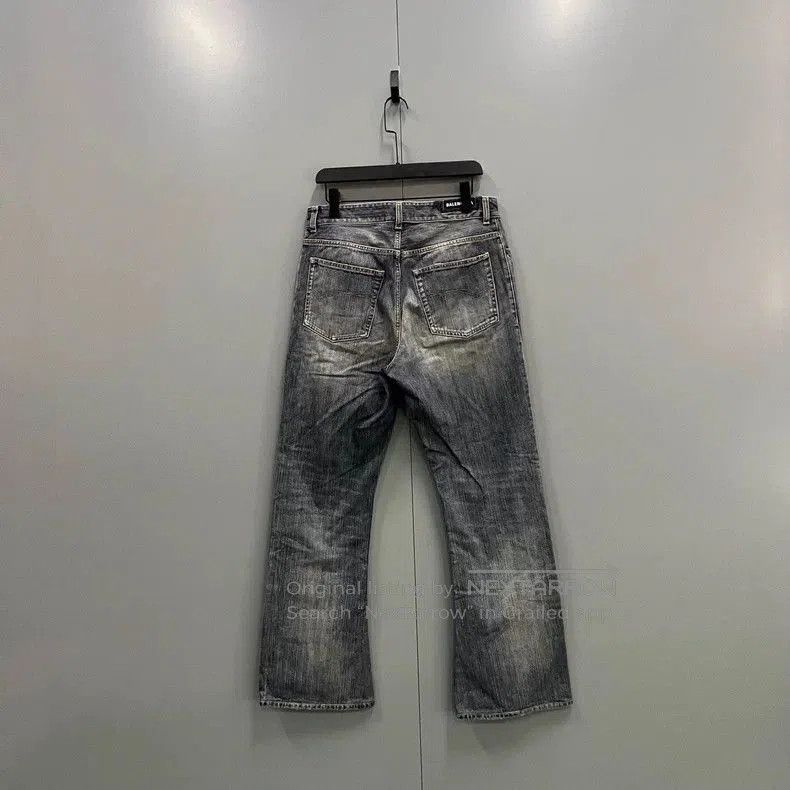 Balenciaga Balenciaga Vintage Blue Distressed Jeans. Size US 38 / EU 54 - 2 Thumbnail