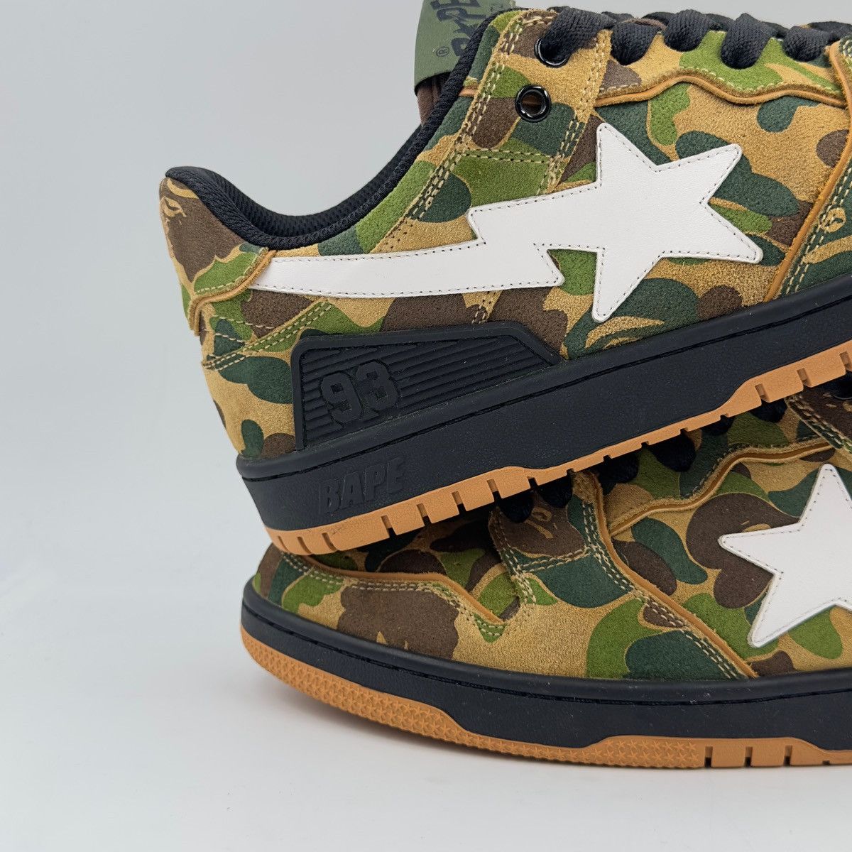 Bape A Bathing Ape Bape SK8STA ABC Camo Green 2022 Size US 9 / EU 42 - 6 Thumbnail