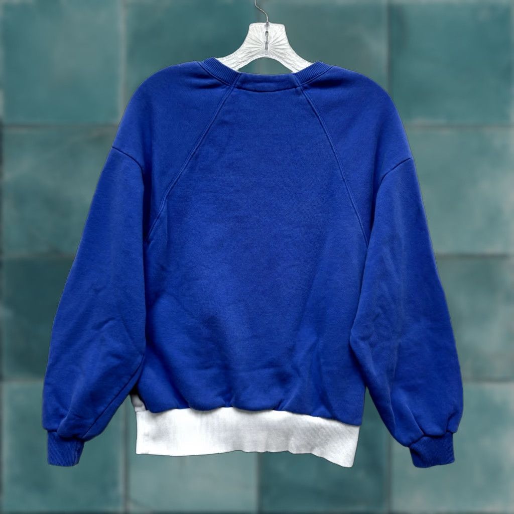 Reebok Reebok Classic Sweatshirt Embroidered Crewneck Sweatshirt Blue Medium S Adults Unisex Pullover Cotton Blend Size S / US 4 / IT 40 - 1 Thumbnail