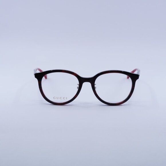 Gucci 🕶️ New Gucci GG1867OK 003 Eyeglasses - Red Havana Frame Size ONE SIZE - 2 Thumbnail