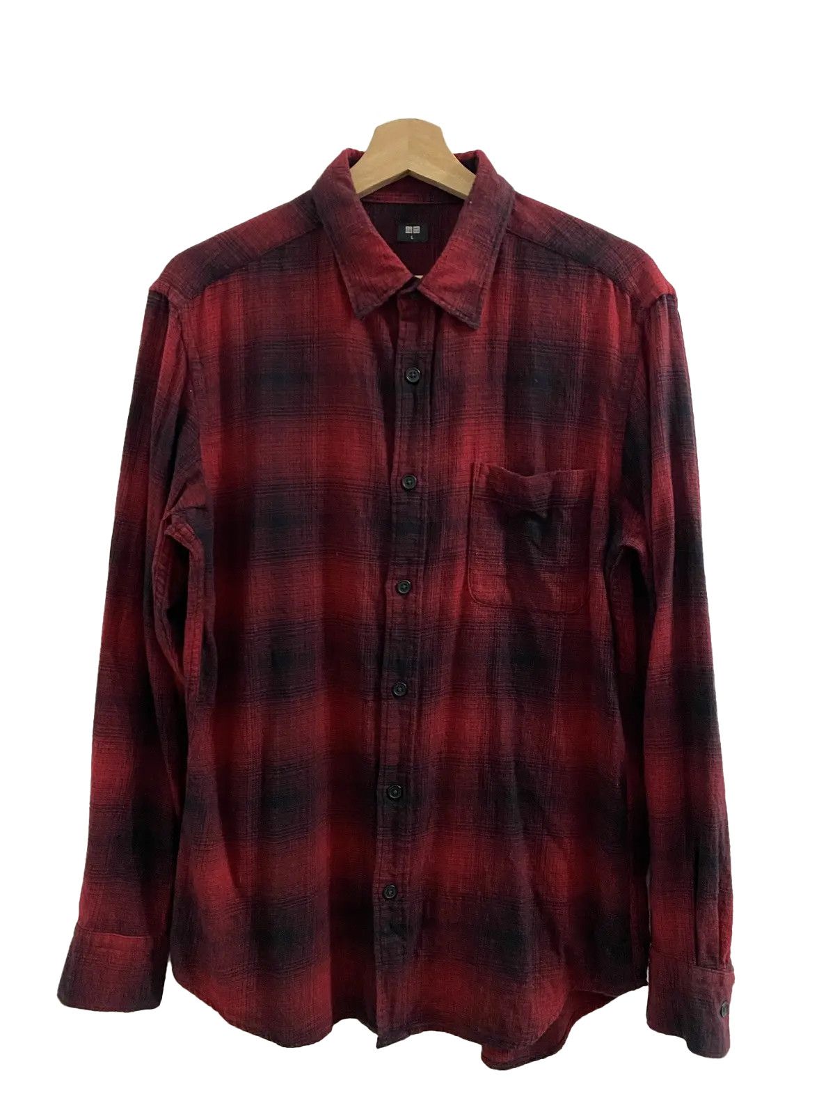 Flannel × Japanese Brand Uniqlo Shadow Flannel Size US L / EU 52-54 / 3 - 1 Thumbnail