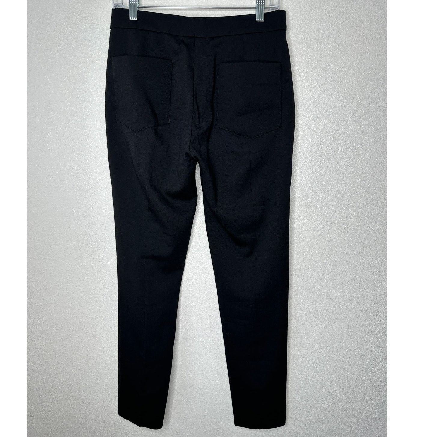 Chloe Chloe Black Wool Slacks Slash Pocket Zip Trouser Pant 36 / 4 Size 27" / US 4 / IT 40 - 5 Thumbnail