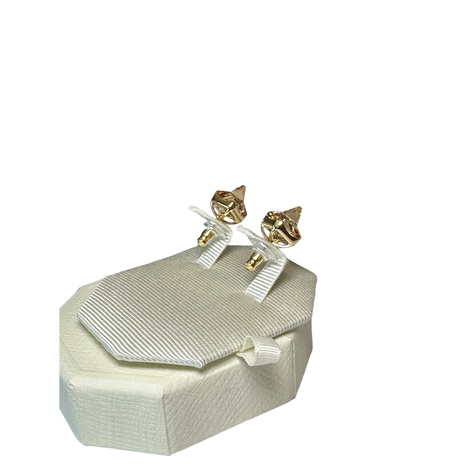 Swarovski Swarovski Ortyx Stud Earrings Pyramid Cut, Yellow Size ONE SIZE - 3 Thumbnail