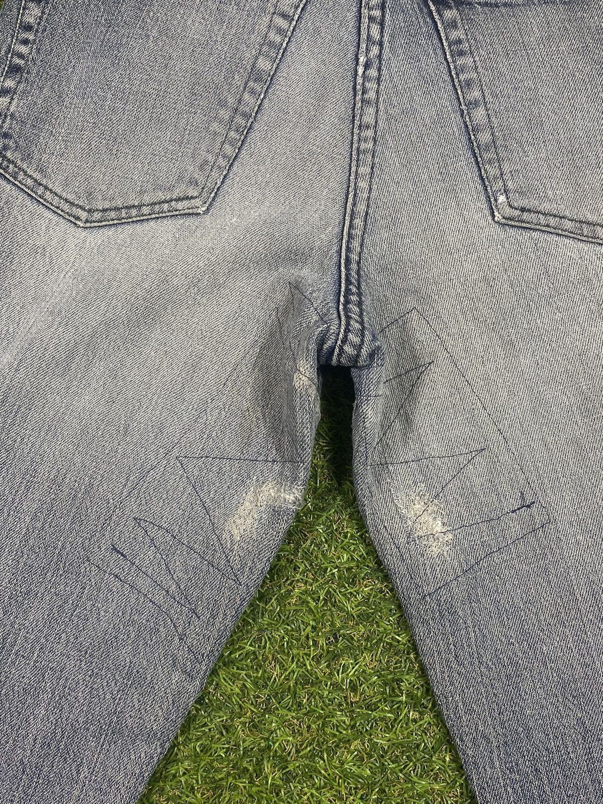 Vintage Vintage 90s Japanese jeans distressed streetwear style Size 30" / US 8 / IT 44 - 7 Thumbnail