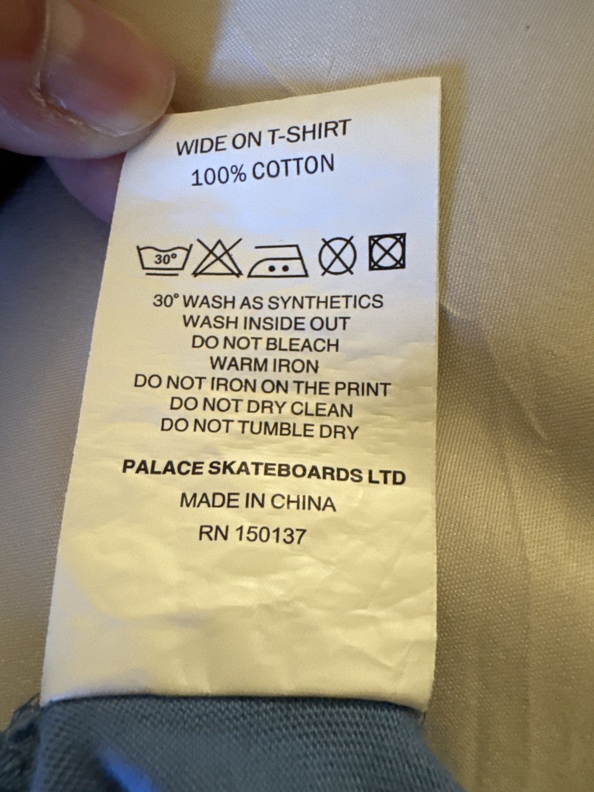 Palace Palace Wide On T-Shirt Size Large Size US L / EU 52-54 / 3 - 3 Thumbnail