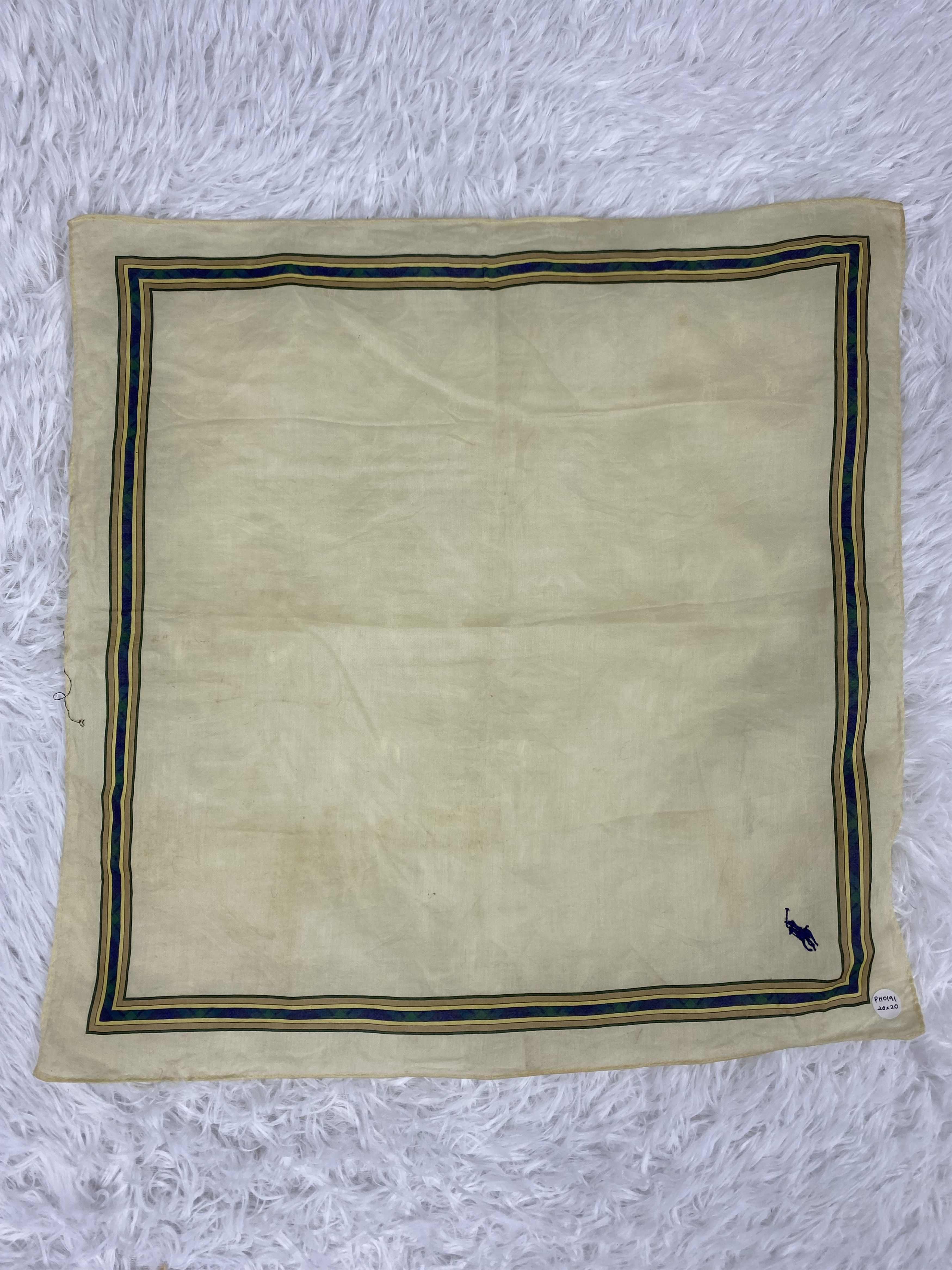 Polo Ralph Lauren × Vintage Vintage Polo Ralph Lauren Handkerchief Neckerchief PH0191 Size ONE SIZE - 3 Thumbnail