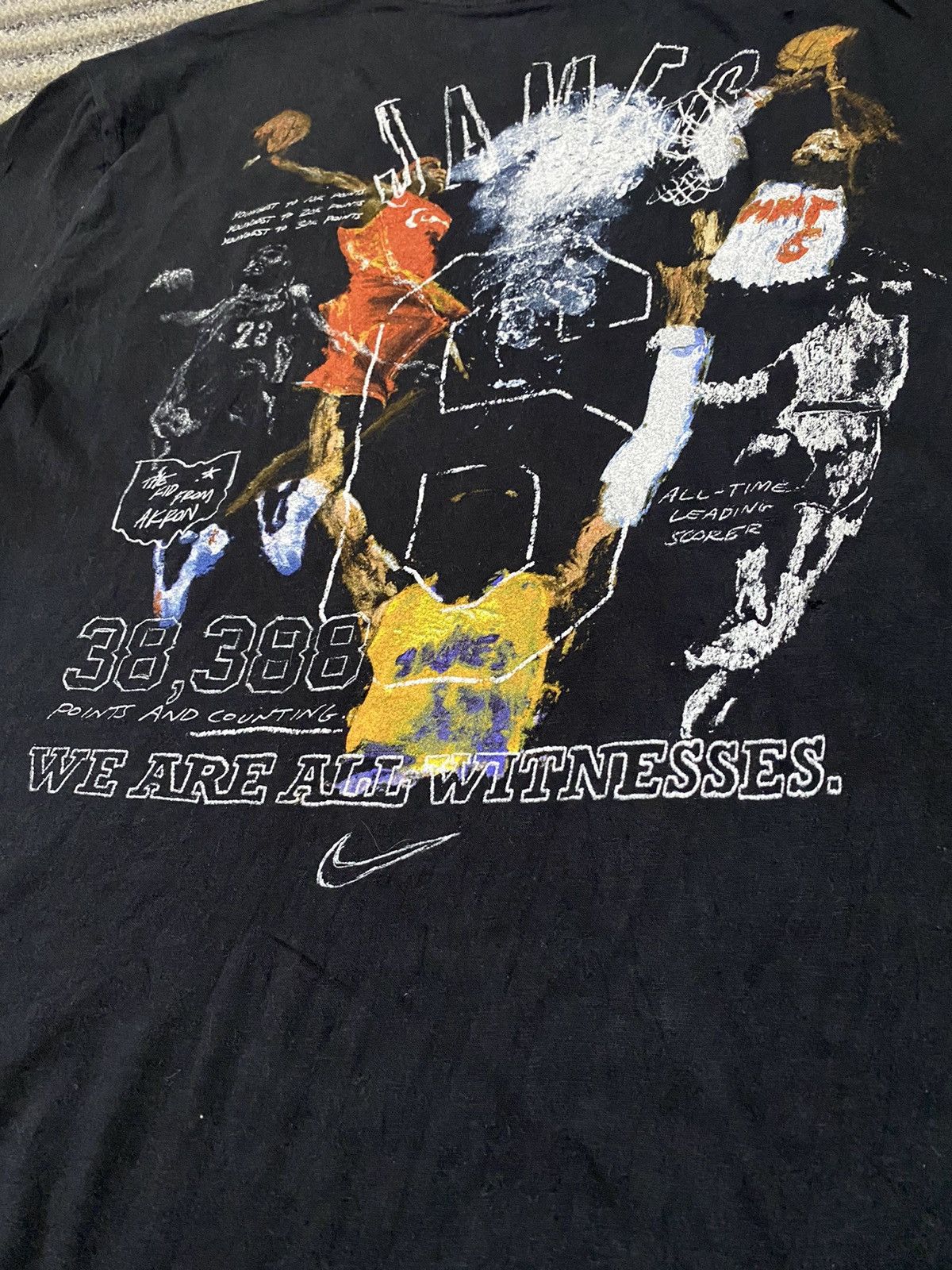 Nike Nike Lebron James Scoring Record T-Shirt Size US L / EU 52-54 / 3 - 10 Thumbnail