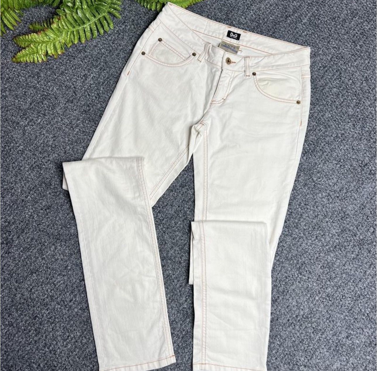 Dolce & Gabbana Dolce & Gabbana jeans vintage white outfits street wear Size 25" / US 0 / IT 36 - 3 Thumbnail