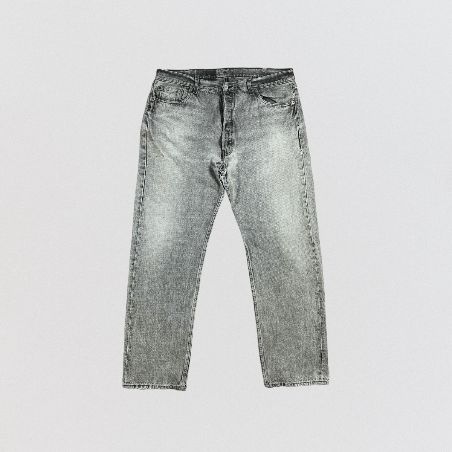 Levi's × Vintage 90s Vintage Faded Black Levis 501 Jeans-JM2390 Size US 40 / EU 56 - 1 Thumbnail