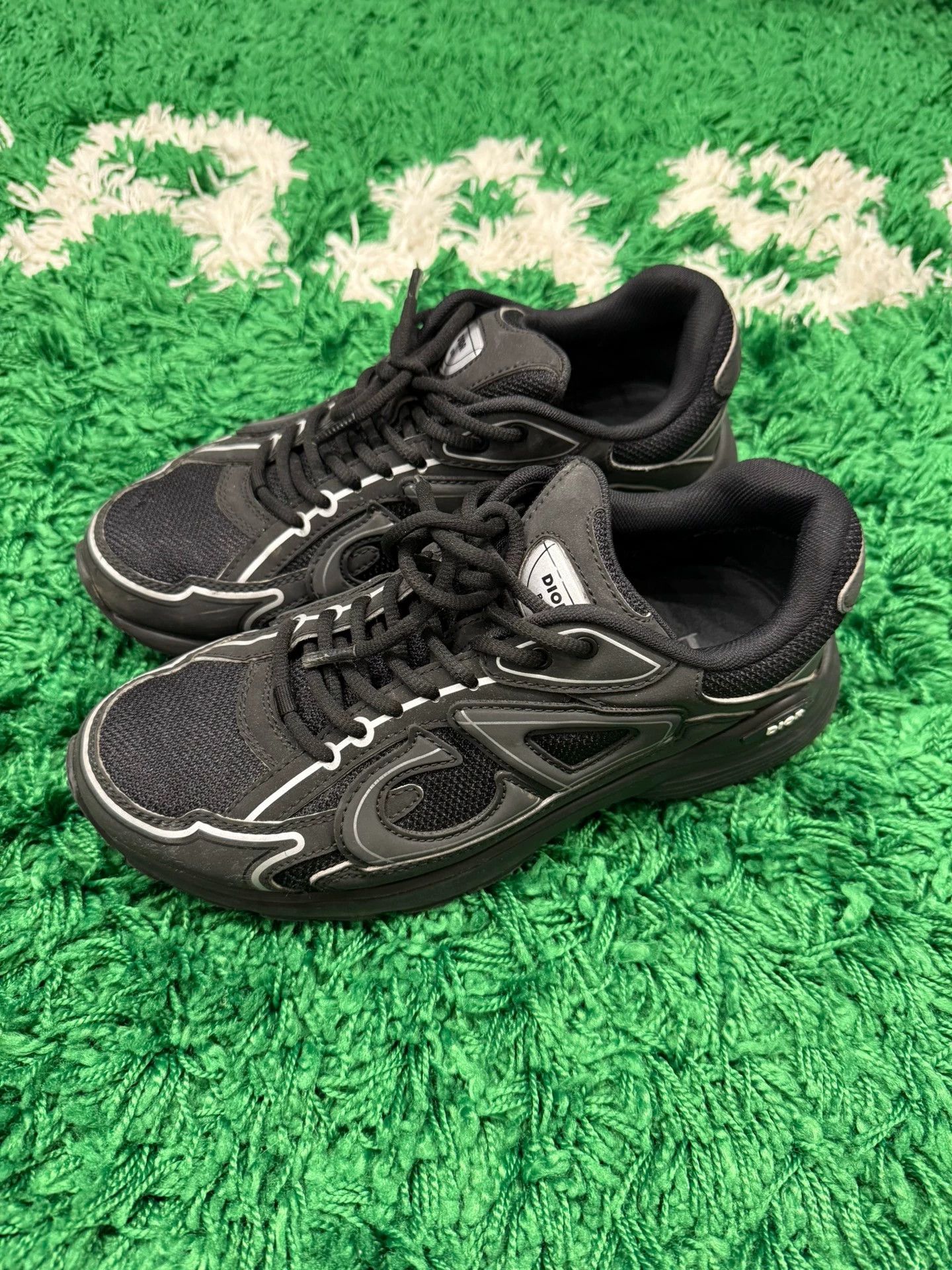 Dior Dior B30 Black Knight Sneakers, Size US 7 / EU 40 - 2 Thumbnail