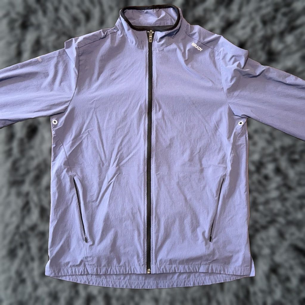 Vintage Brady Mens Zero Weight Train Track Jacket Blue Size Medium Full Zip Jacket Size US M / EU 48-50 / 2 - 1 Thumbnail