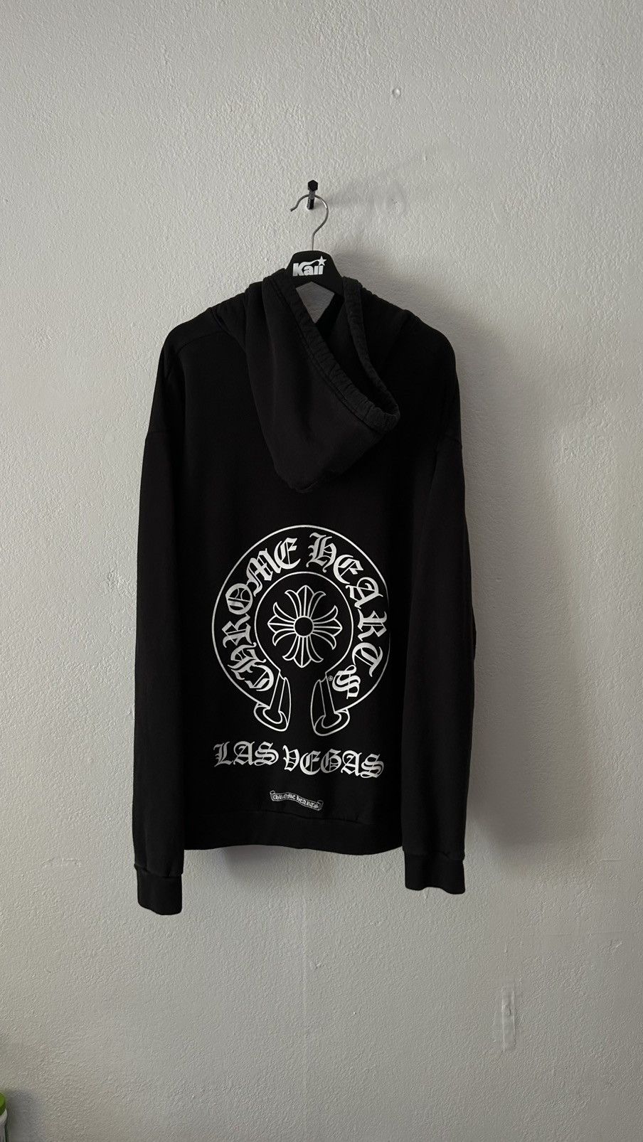 Chrome Hearts Black Las Vegas Horseshoe Logo Hoodie